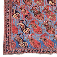 Antique Khamseh Rug - 19th Century Antique Khamseh Rug, Vintage Rug, Antique Rug