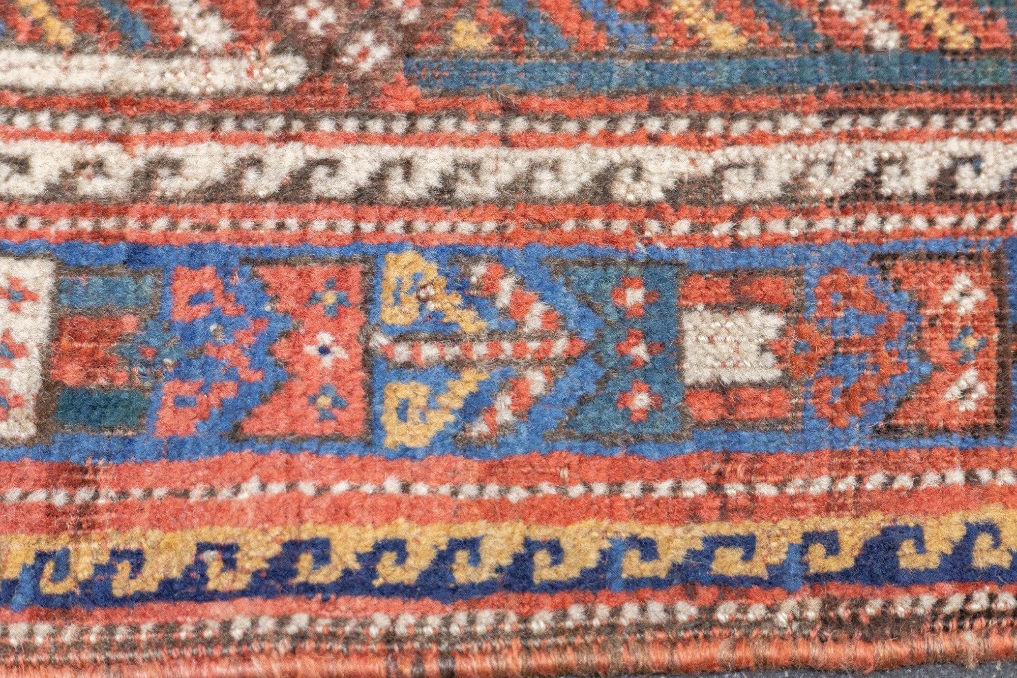 Antique Khamseh Rug 4'10'' x 5'11'' For Sale 1
