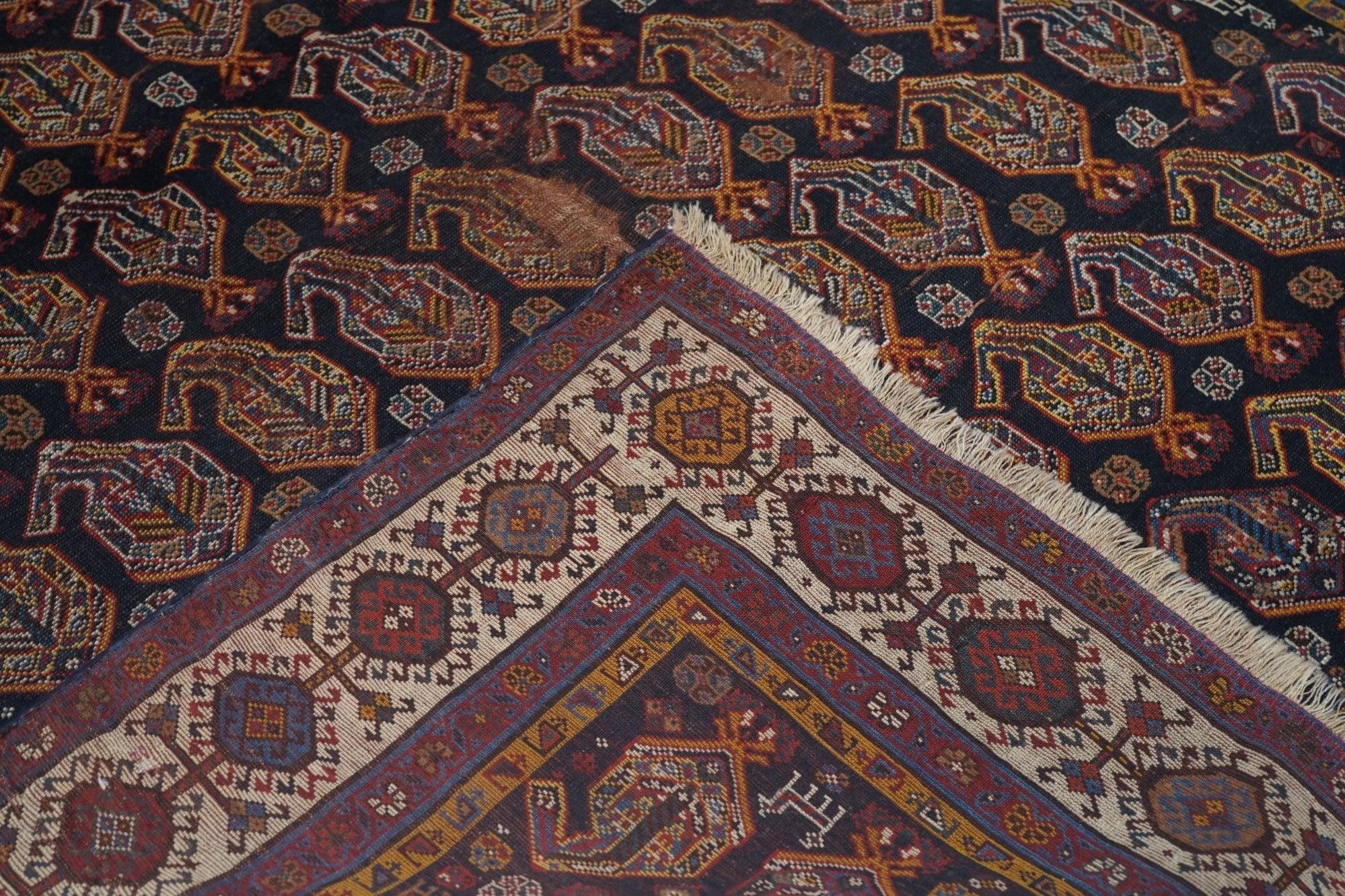 Antiker Khamseh-Teppich 5'9'' x 7'5'' im Angebot 3