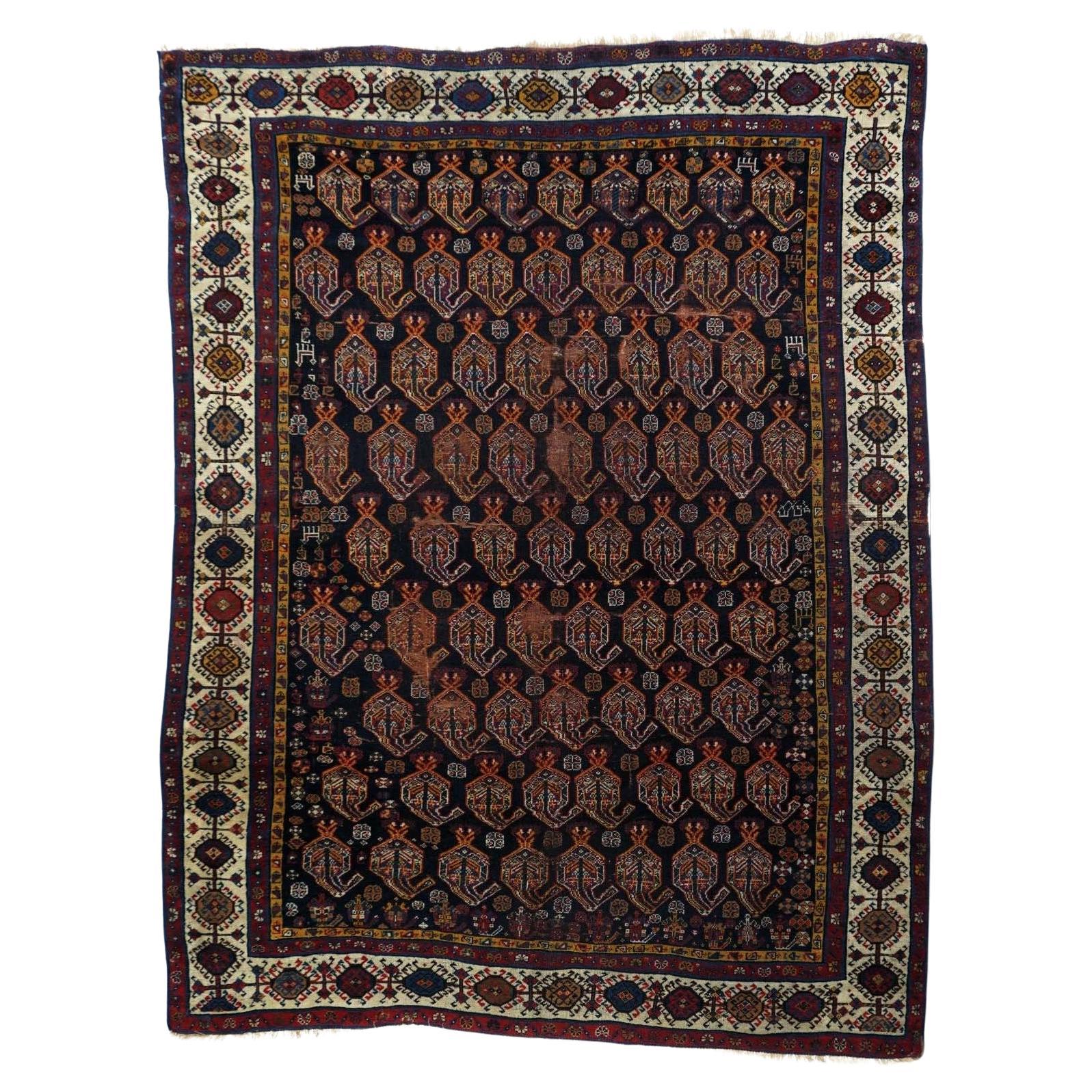 Antique Khamseh Rug 5'9'' x 7'5''