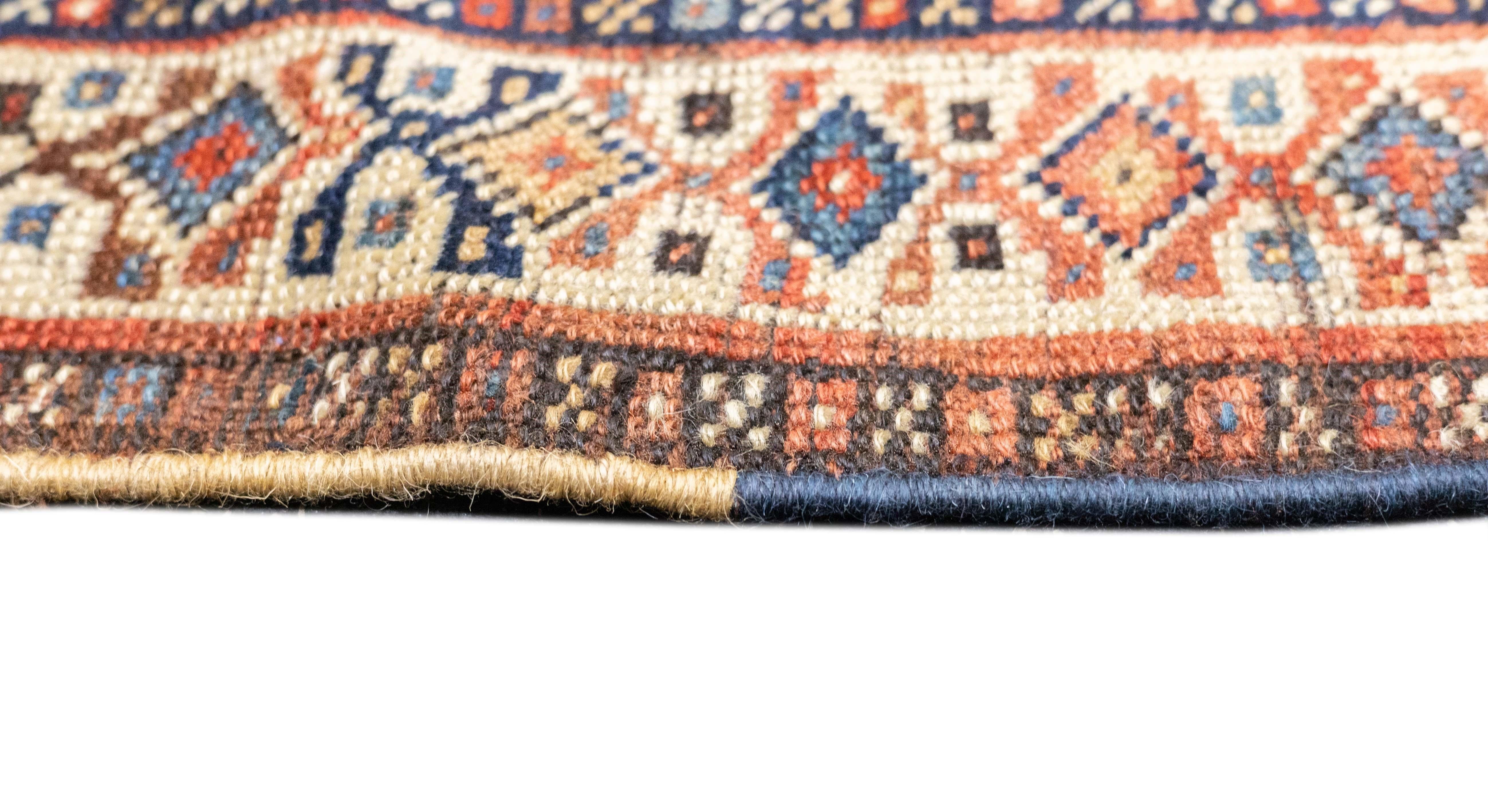 Lana Tappeto antico Khamseh 6'4'' x 15'9'' in vendita