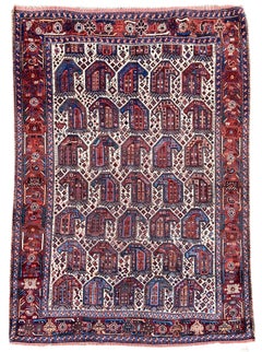Antique Khamseh Rug