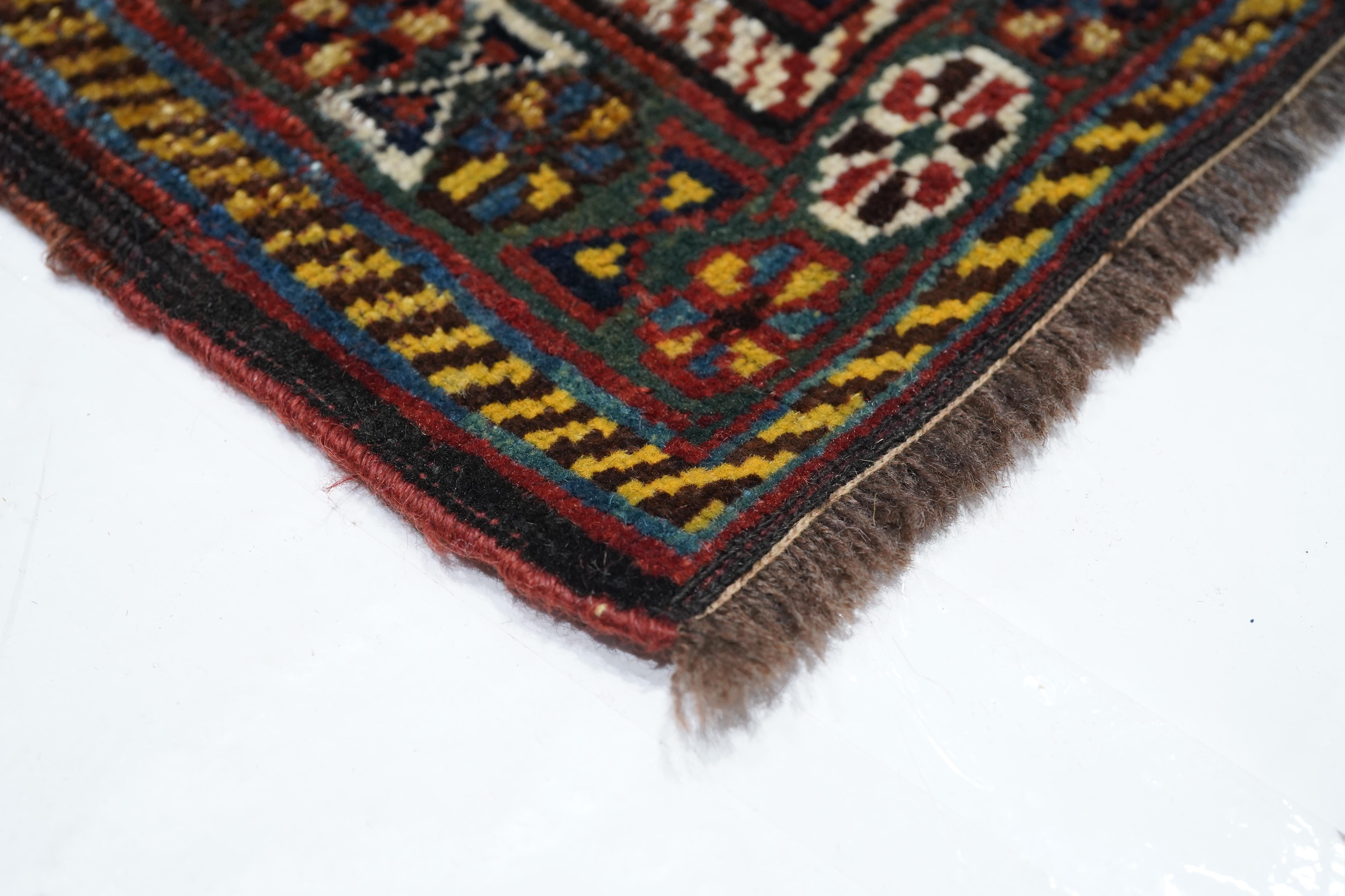 Persian Antique Khamseh Tribal Rug For Sale
