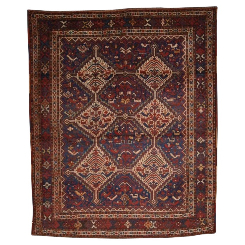 Antiker Khamseh-Stammesteppich, um 1900