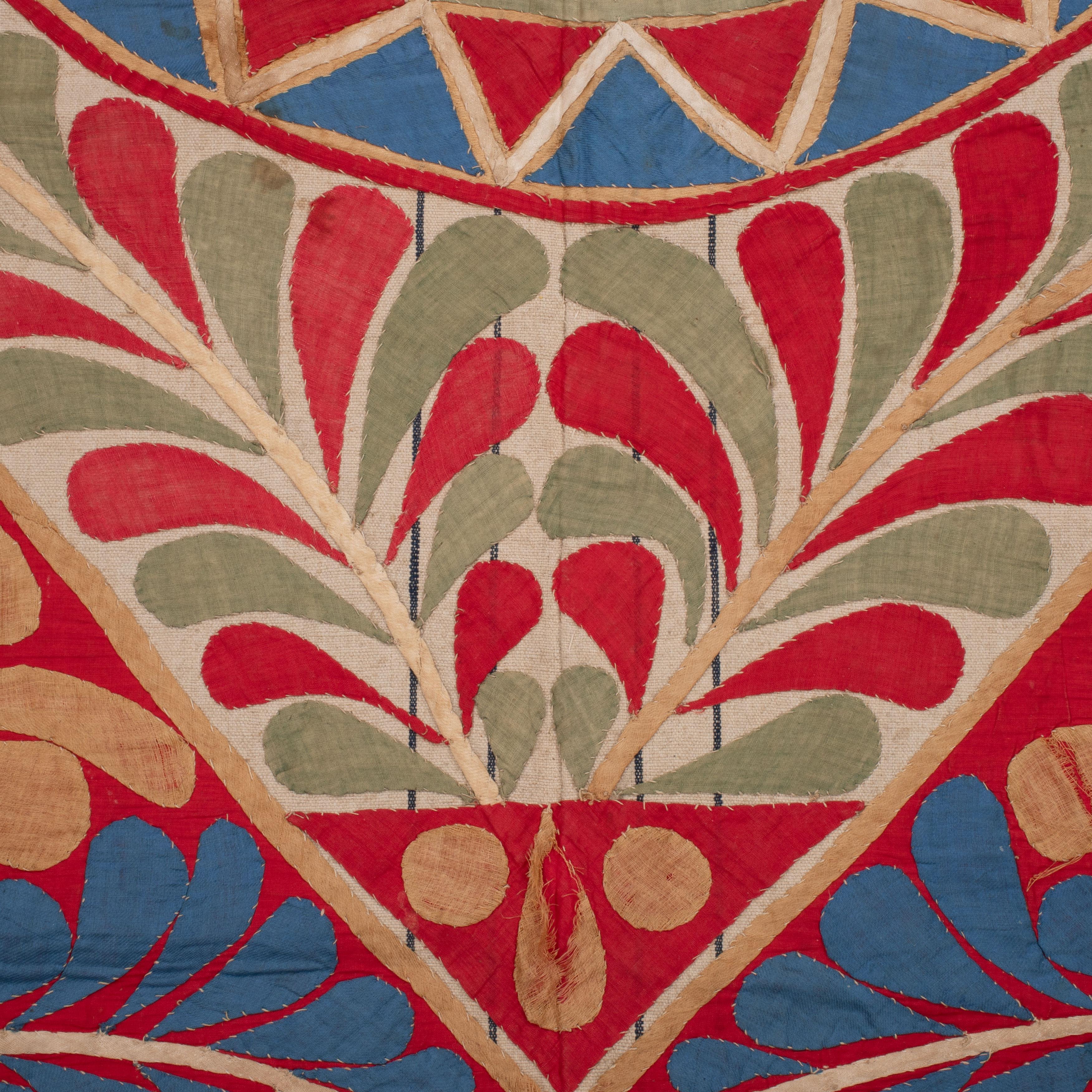 Antique Khayamiya Tent Panel, Egypt 1900s In Fair Condition In Istanbul, TR
