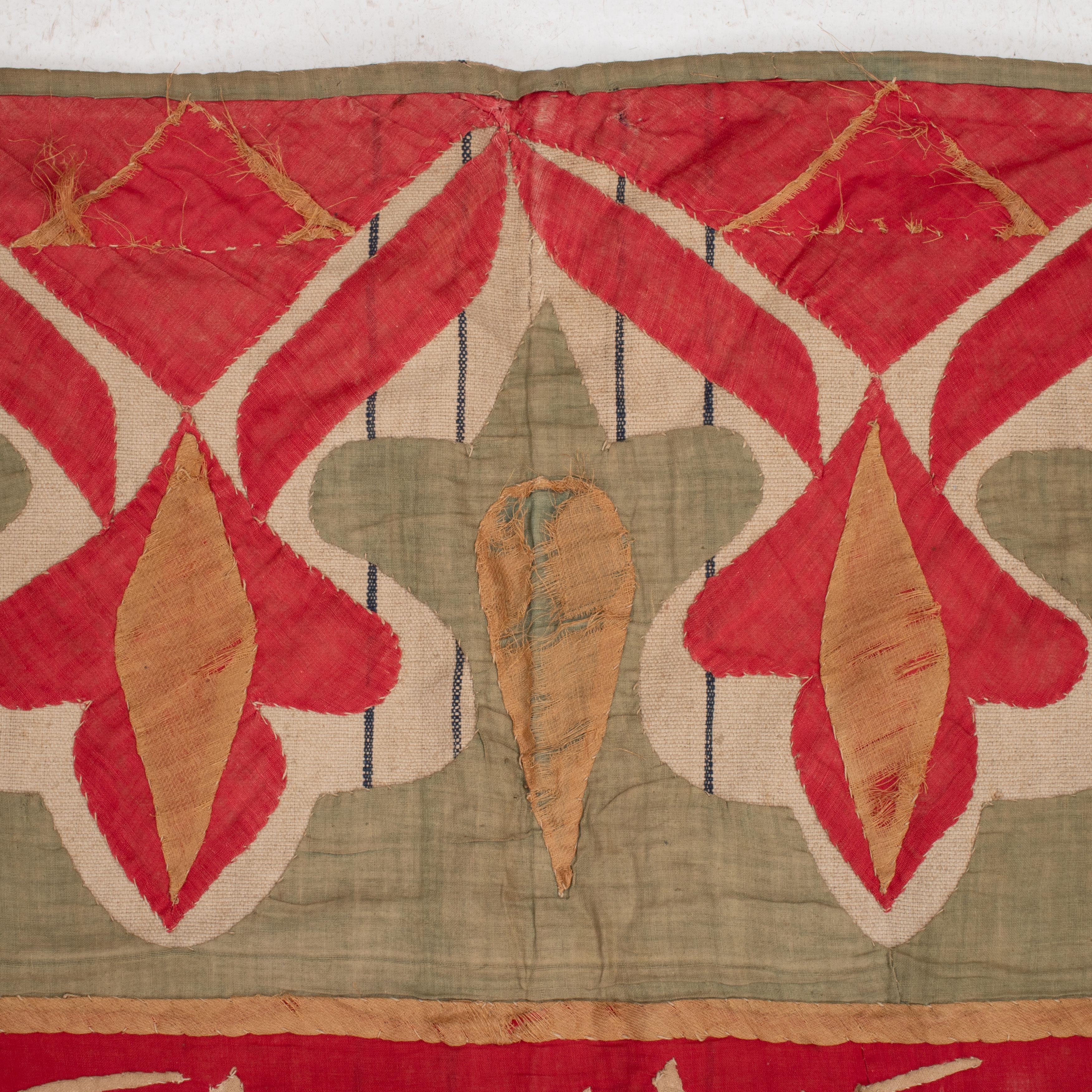 Antique Khayamiya Tent Panel, Egypt 1900s 1