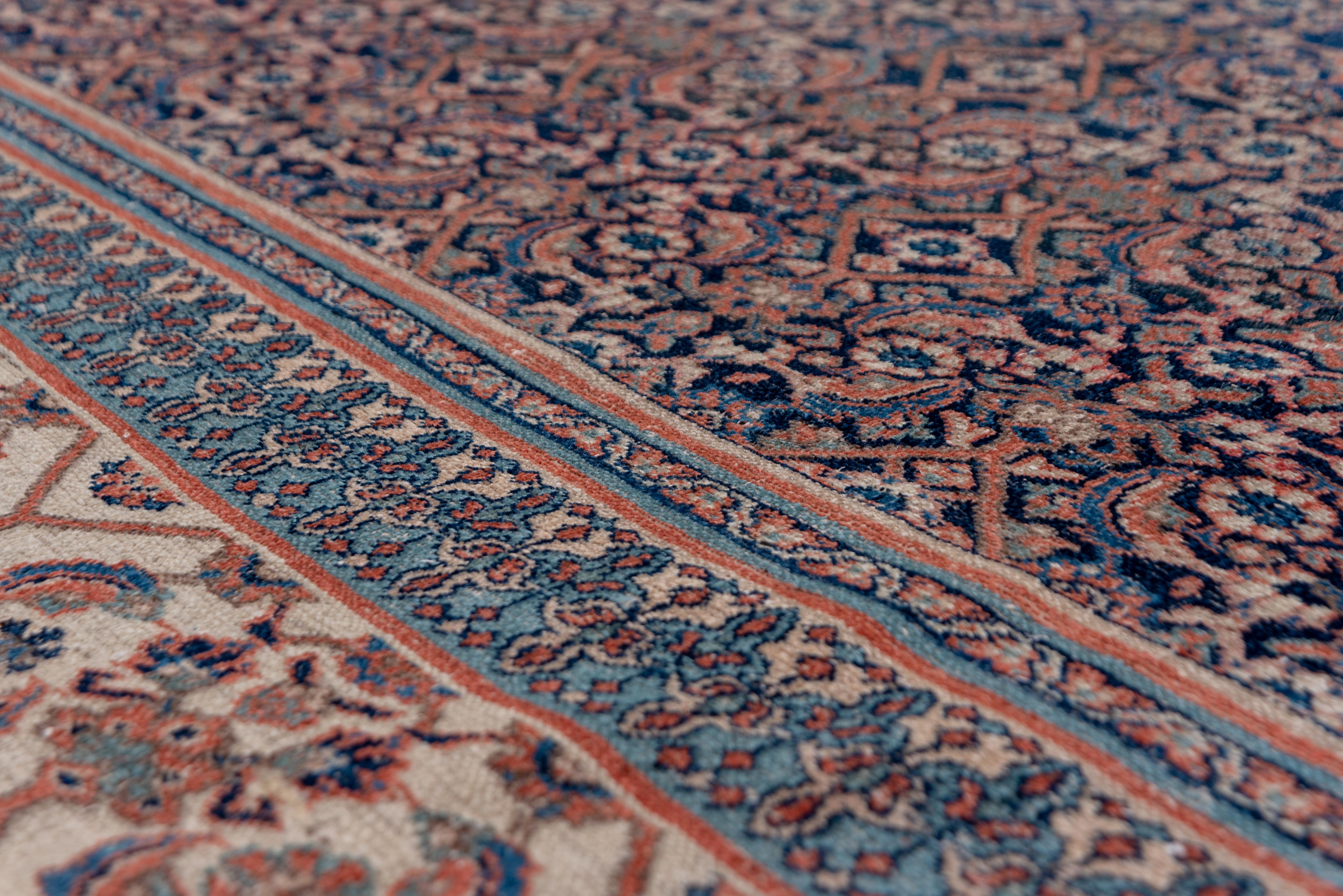 Antique Khorassan Carpet, circa 1910s, Shabby Chic For Sale 3
