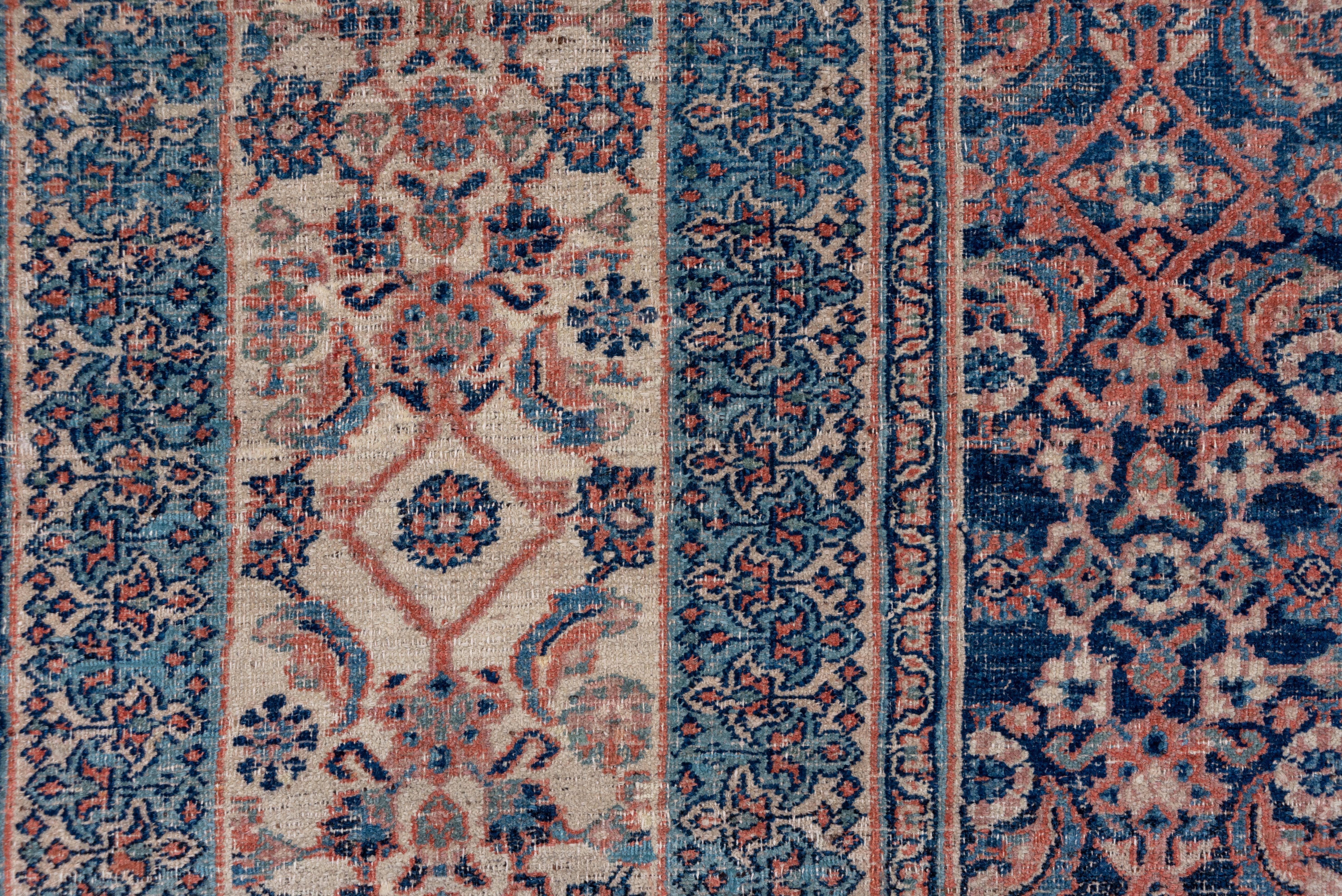 Wool Antique Khorassan Carpet, circa 1910s, Shabby Chic For Sale