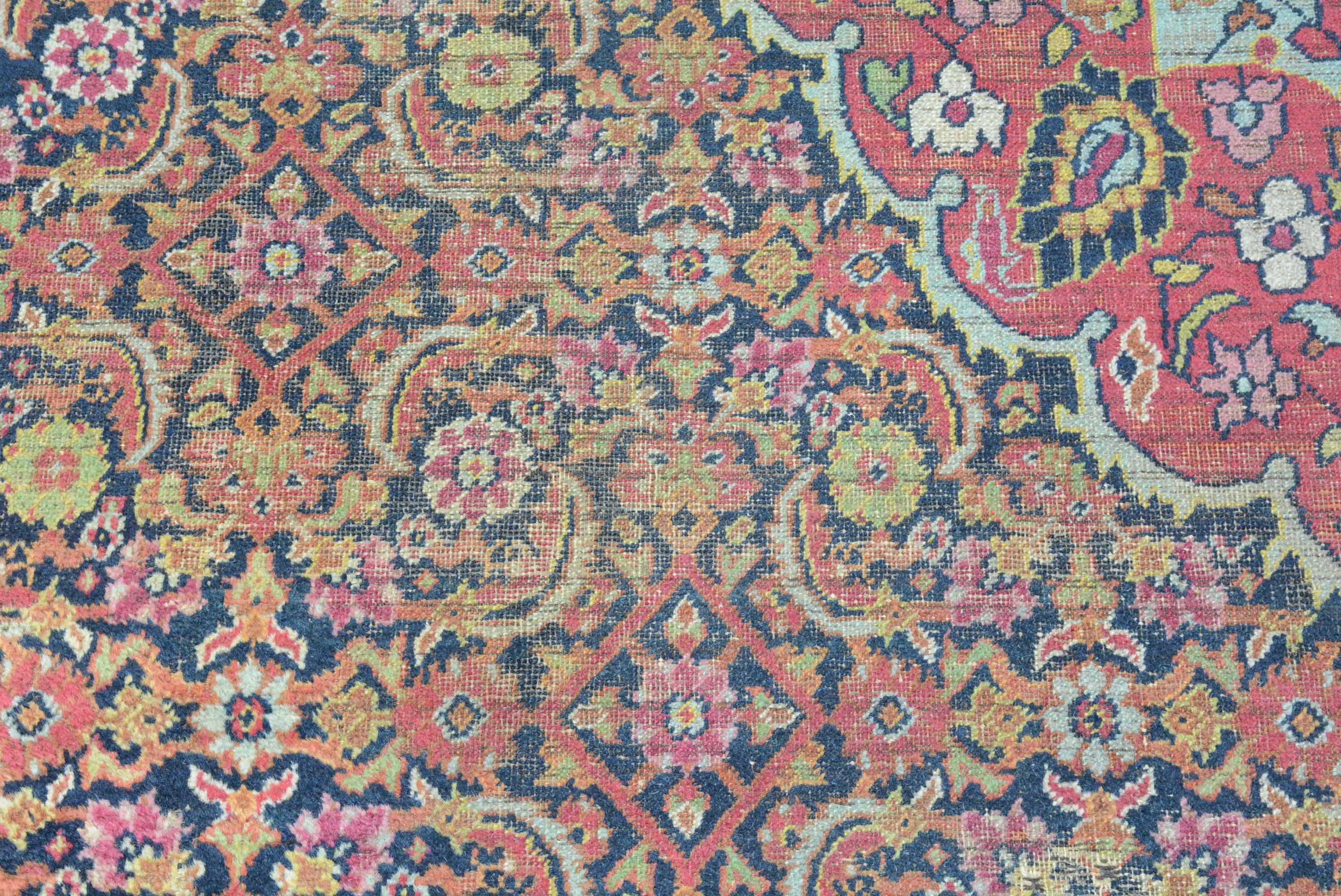 Antique Khorassan Gallery Carpet For Sale 1
