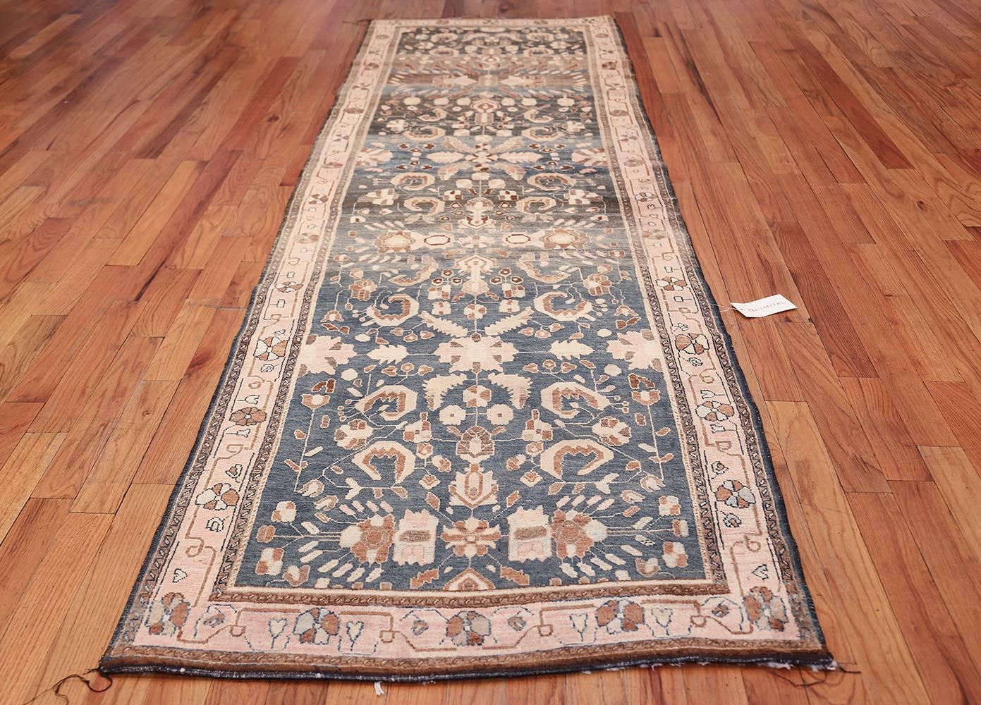 Antique Khorassan Persian Runner Rug. Size: 3 ft 6 in x 12 ft 10 in  1