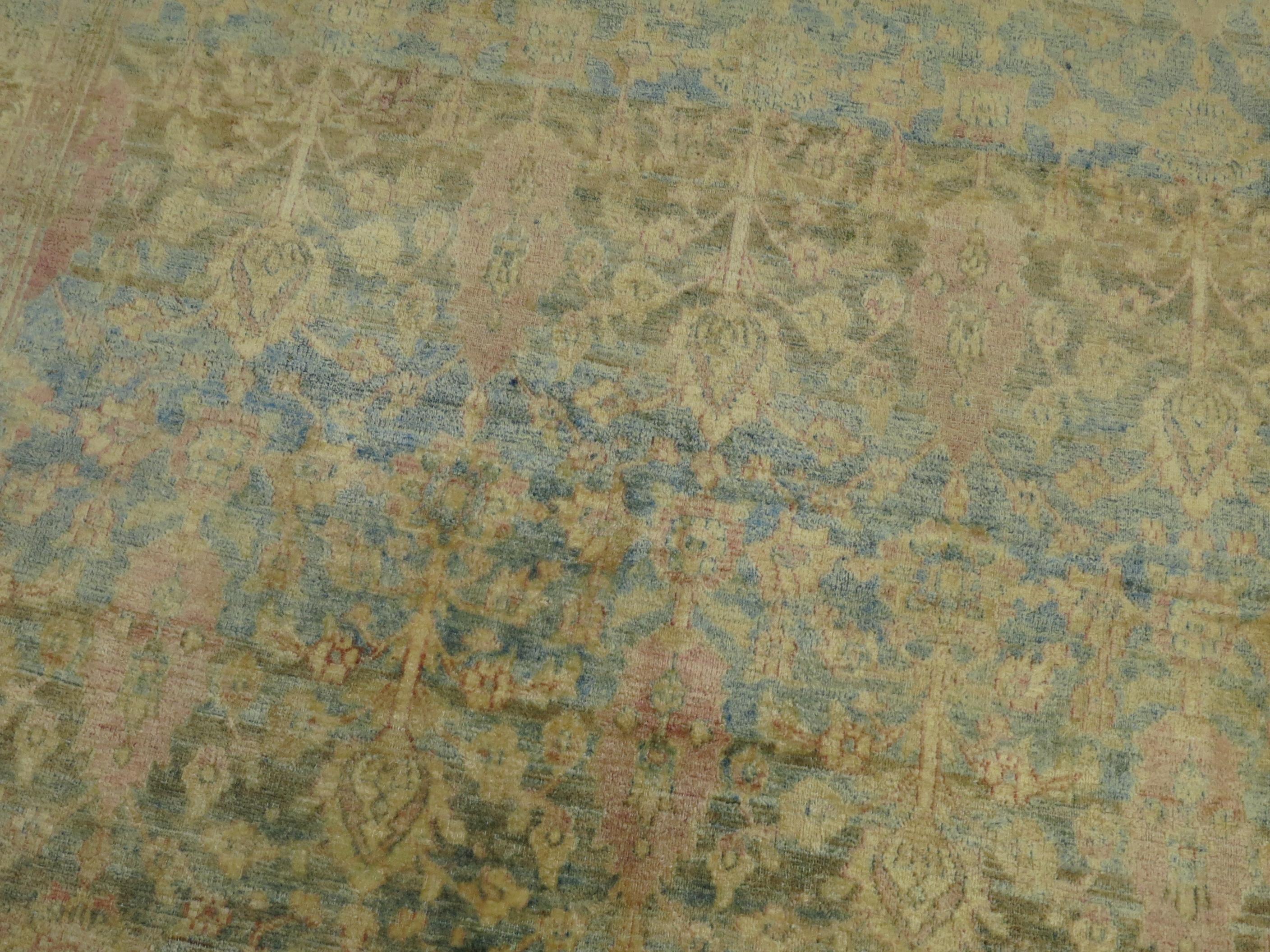 An antique Persian Khorassan Rug. In the later nineteenth and earlier twentieth centuries Khorassan became a center for the production of high quality room-sized carpets, although many of these are sometimes known by more specific designations such