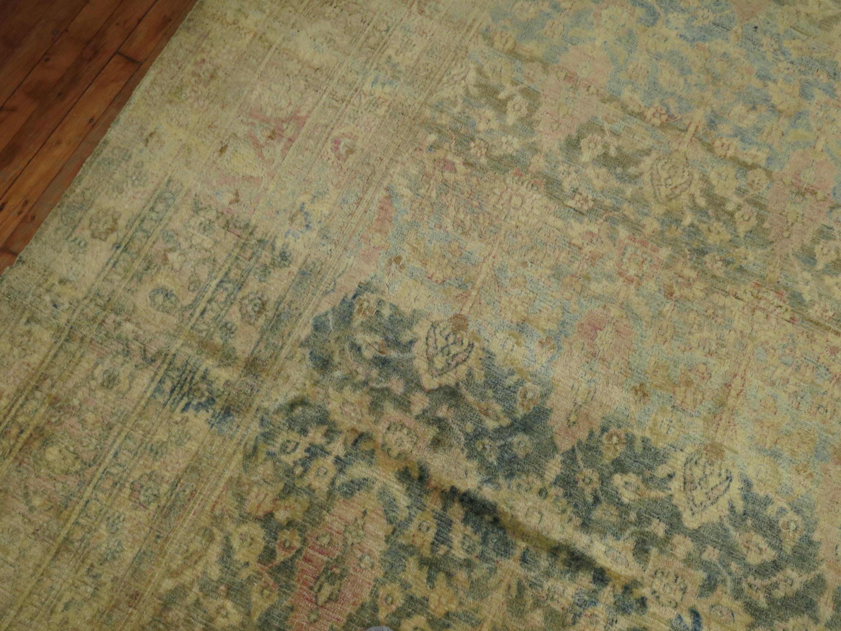 Antique Khorassan Rug In Good Condition For Sale In New York, NY