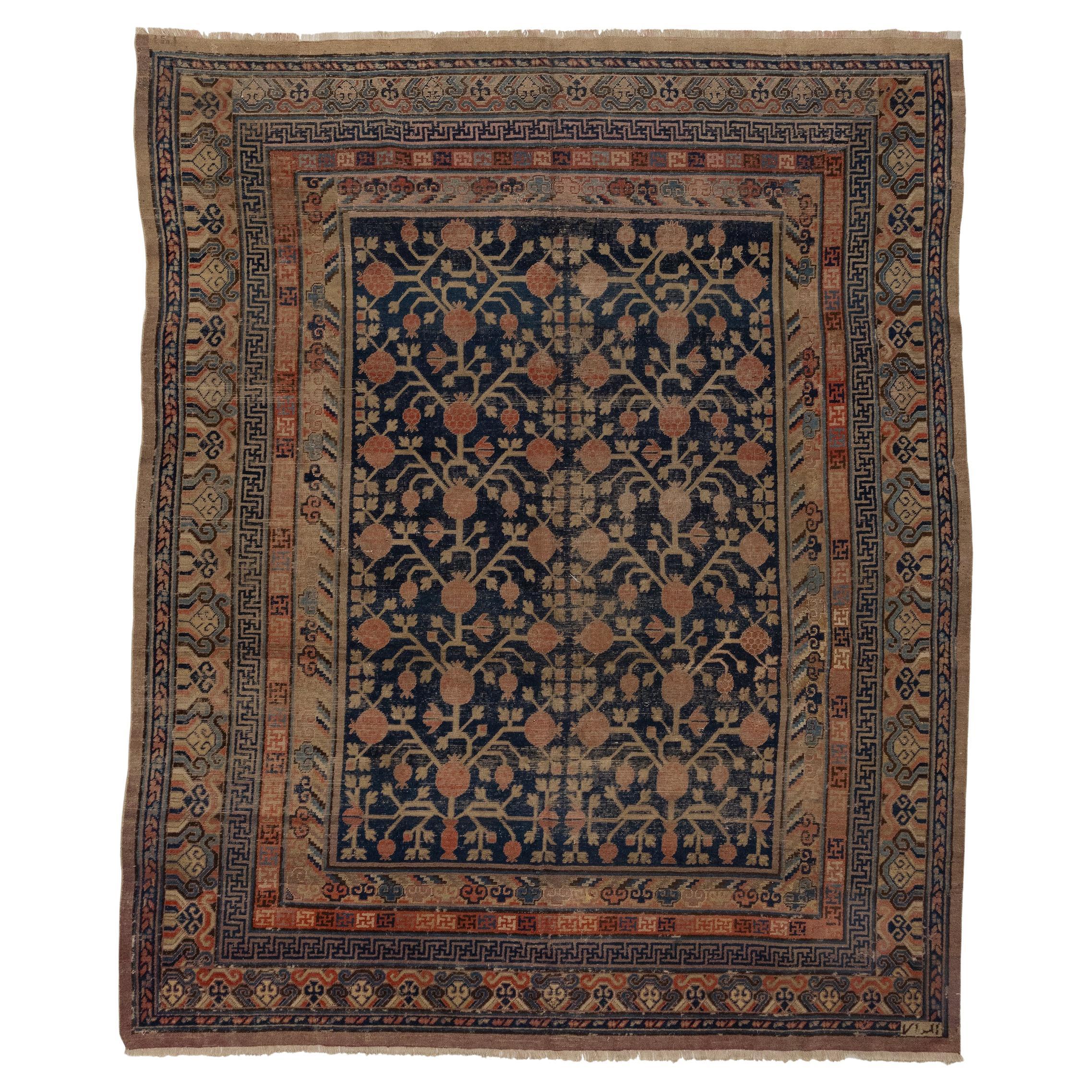 Antique Khotan Area Rug For Sale