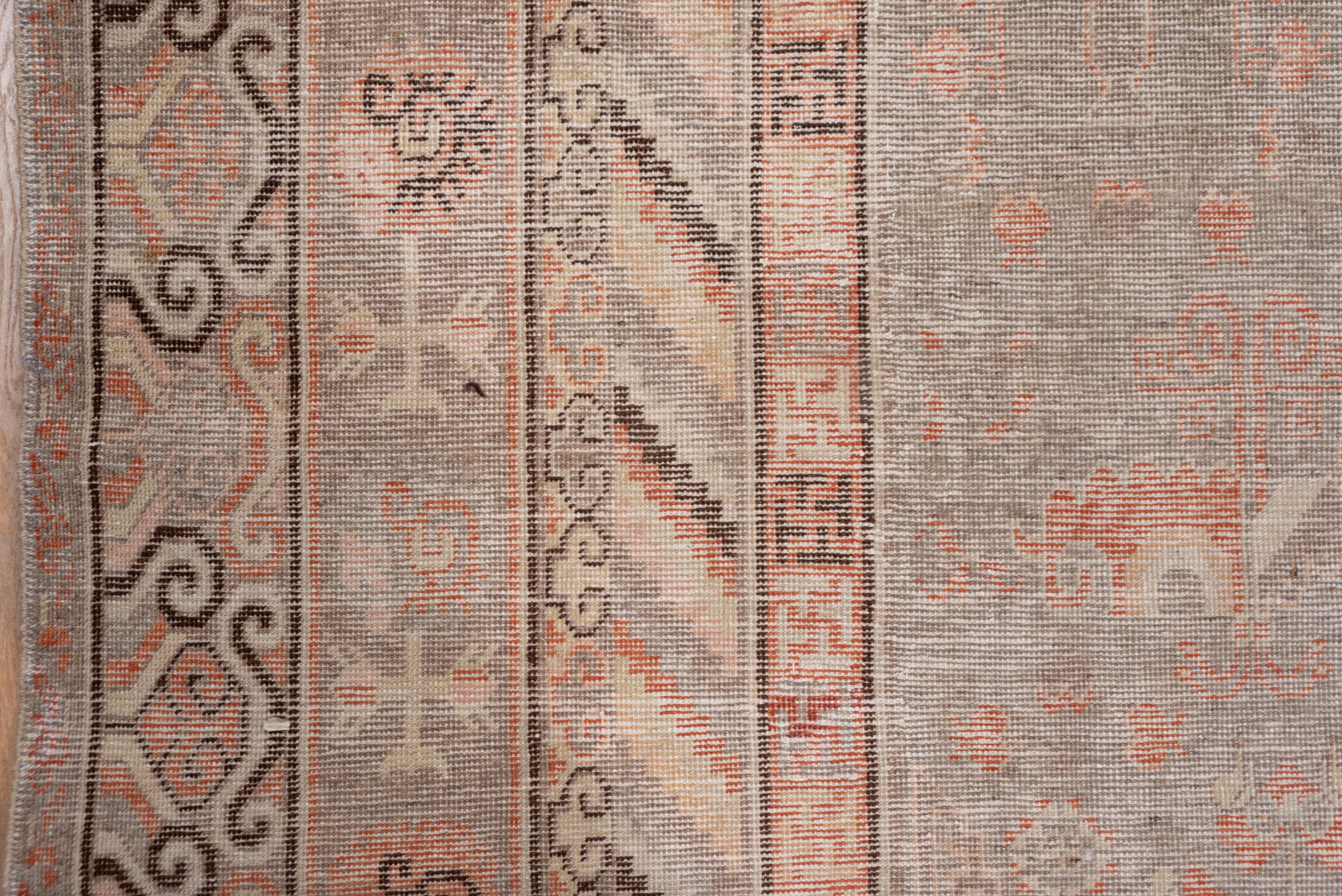 Antiker Khotan-Galerie-Teppich, weiche Palette, um 1910 (Wolle) im Angebot