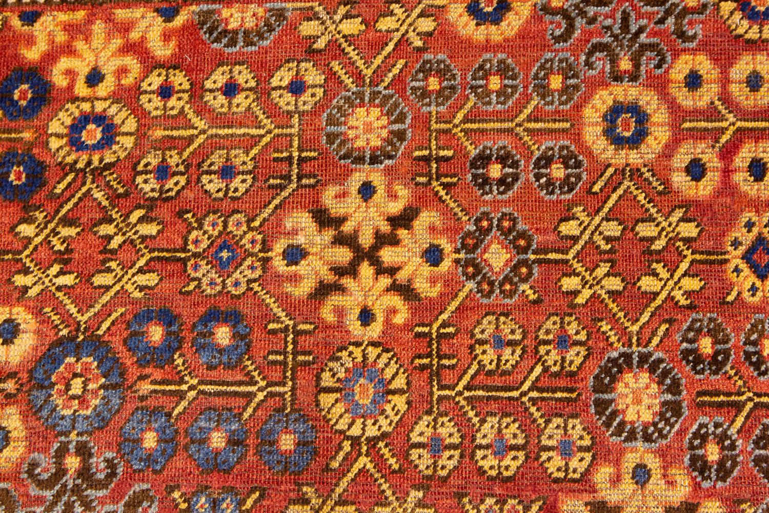 Antique Khotan Rug, 1800-1820 For Sale 1
