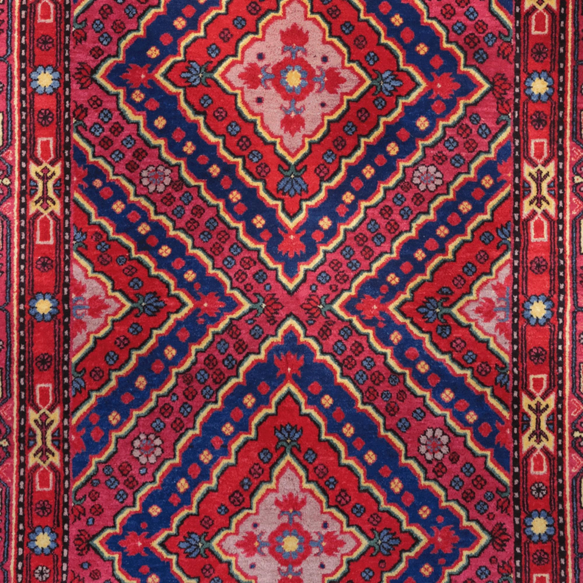 Central Asian Antique Khotan Rug - 19th Century Central Asia Rug For Sale