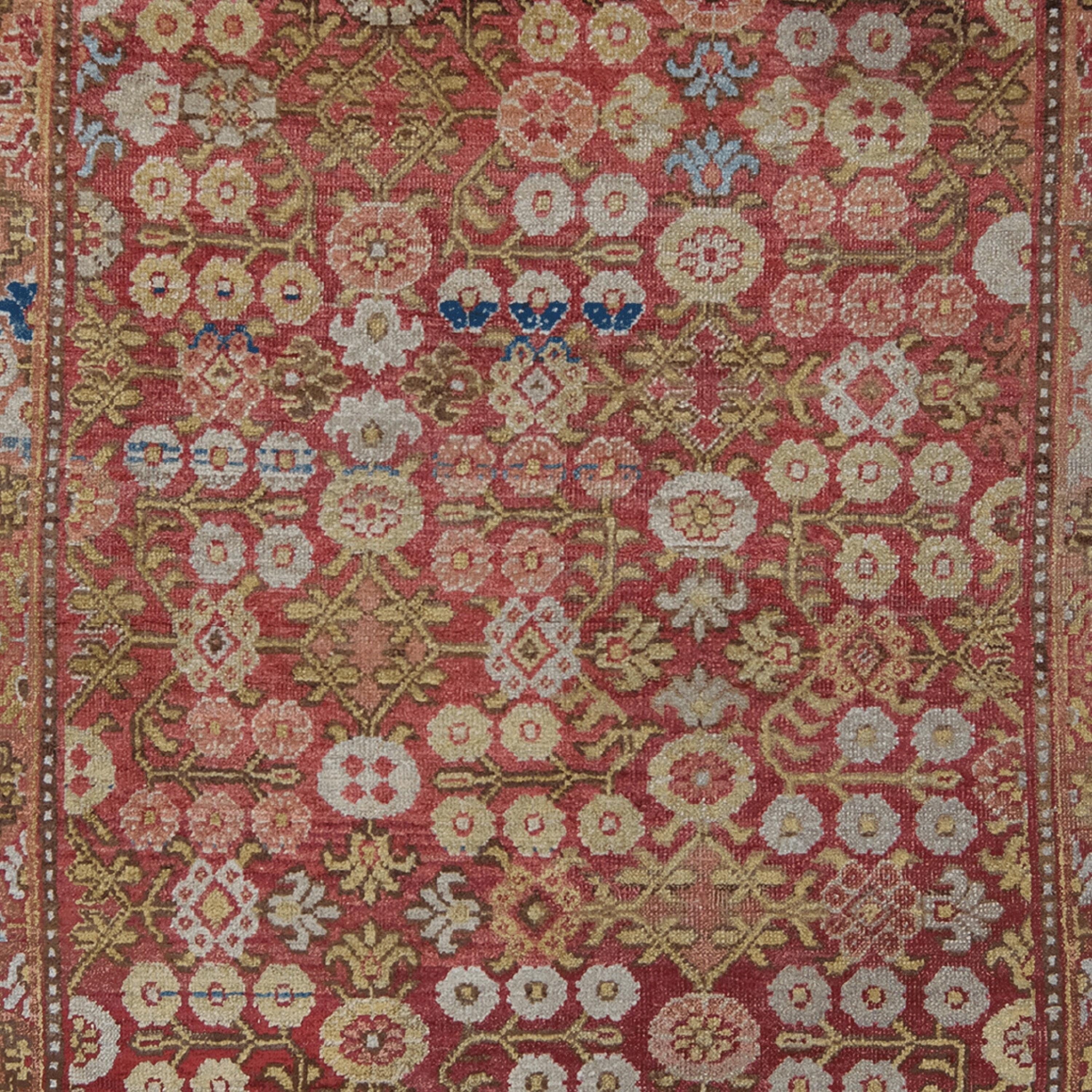 Antiker Khotan-Teppich - Khotan-Teppich aus dem 19. Jahrhundert, antiker asiatischer Teppich, antiker Teppich (Zentralasiatisch) im Angebot