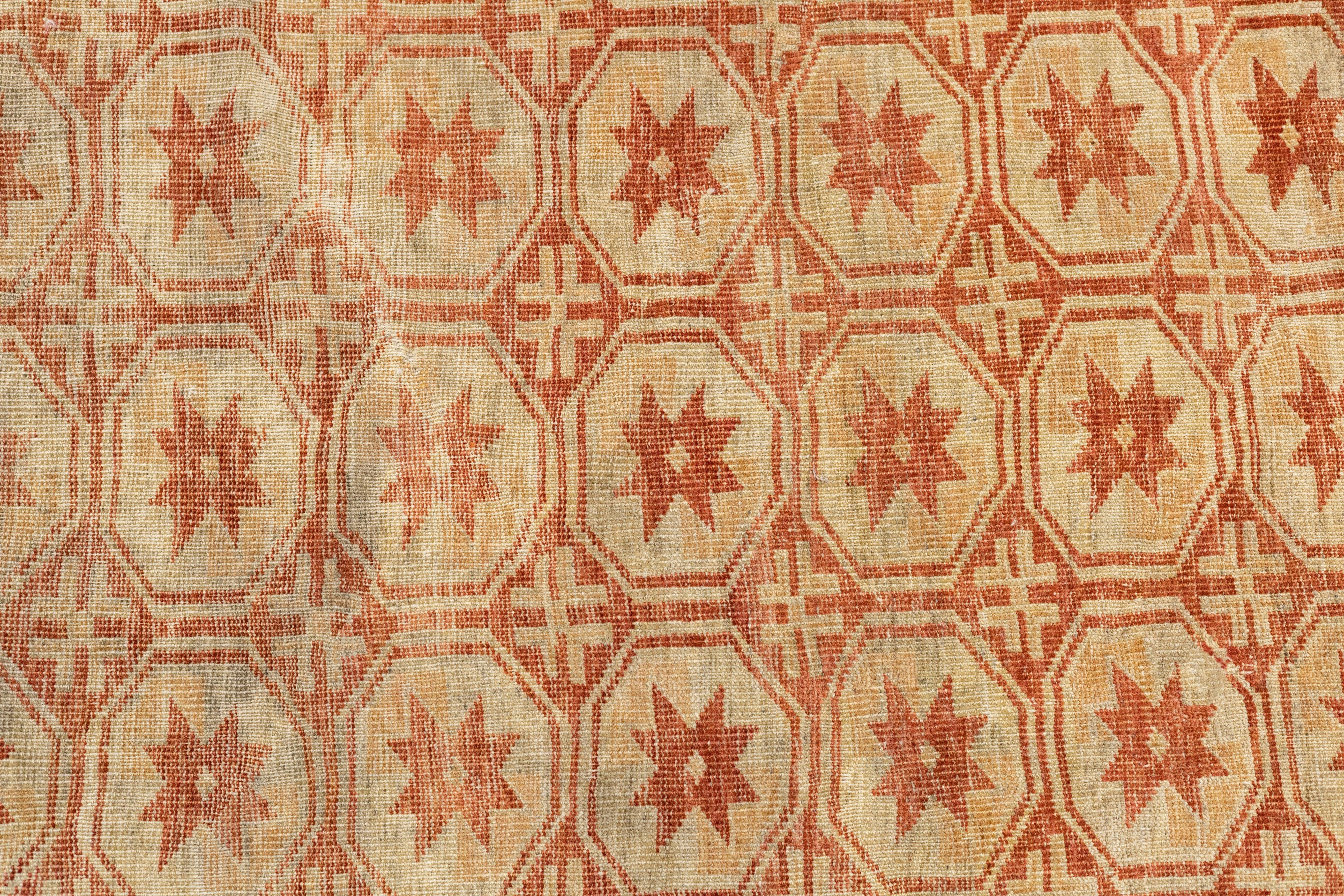 Laine Tapis Khotan ancien 3'10'' x 6'7'' en vente