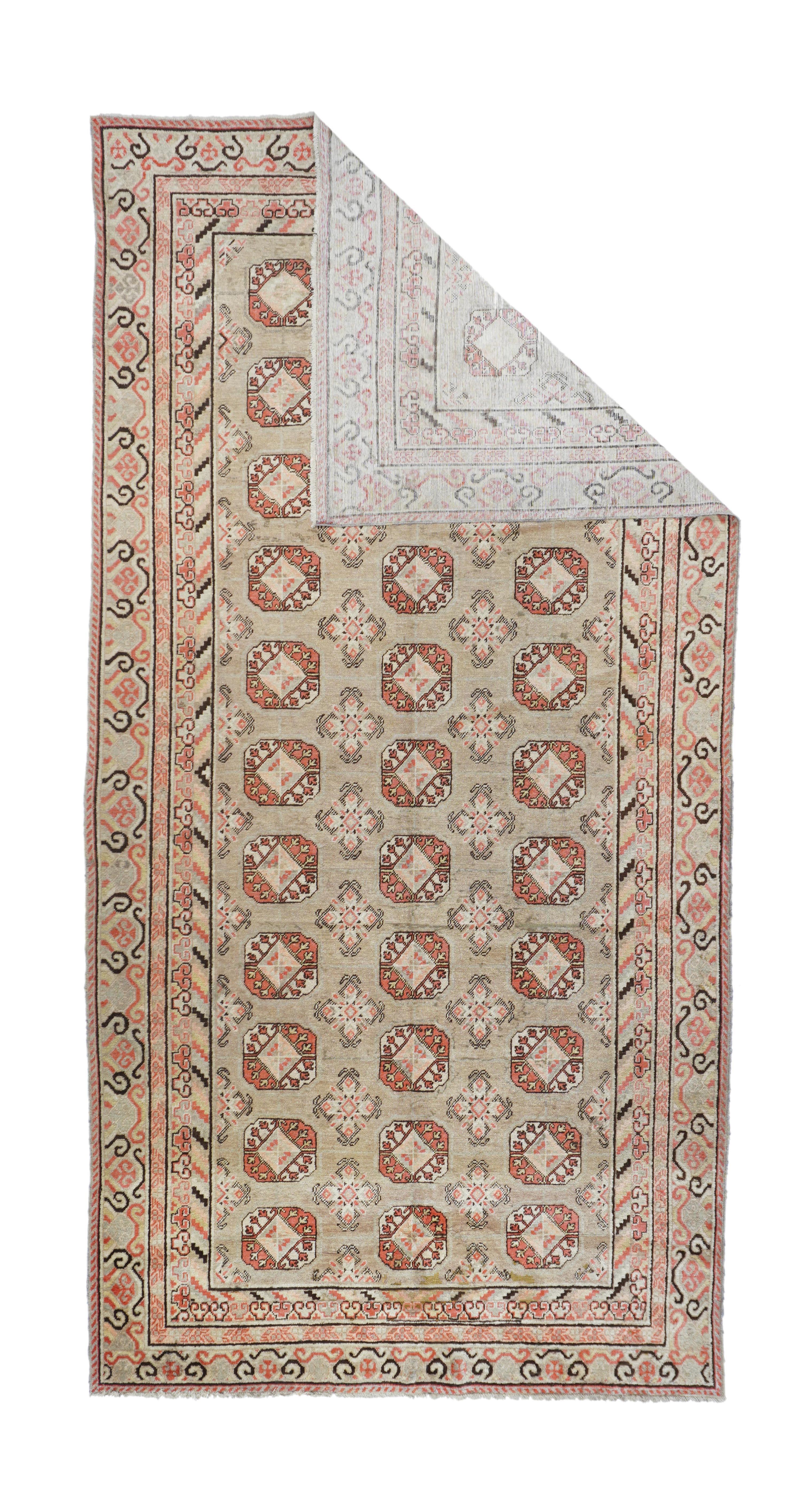 Antique Khotan Rug 6'1'' x 12'4''. 