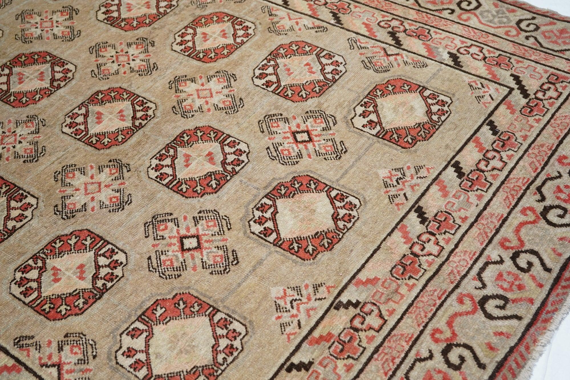 Antique Khotan Rug 6'1'' x 12'4'' In Good Condition For Sale In New York, NY