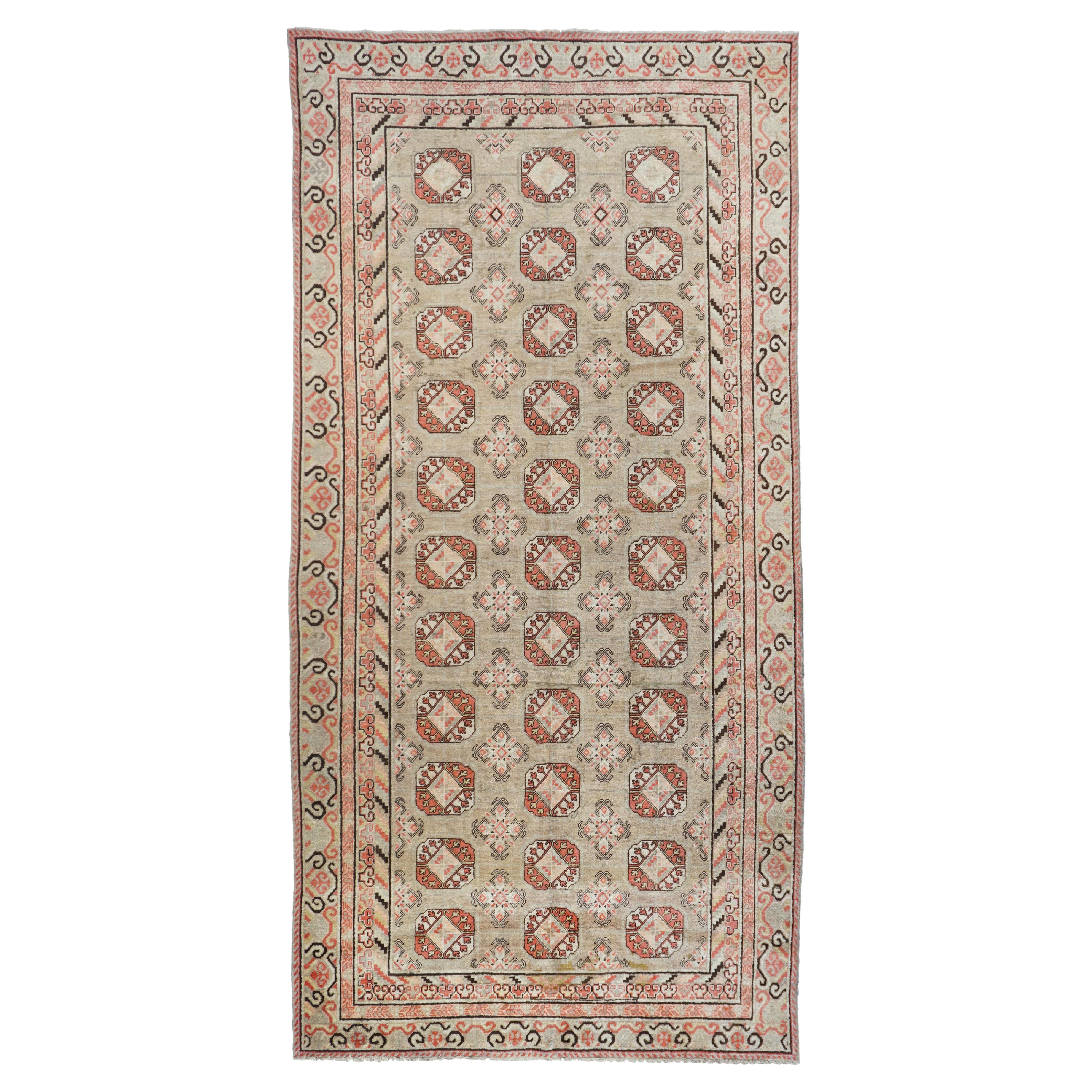 Antique Khotan Rug 6'1'' x 12'4'' For Sale