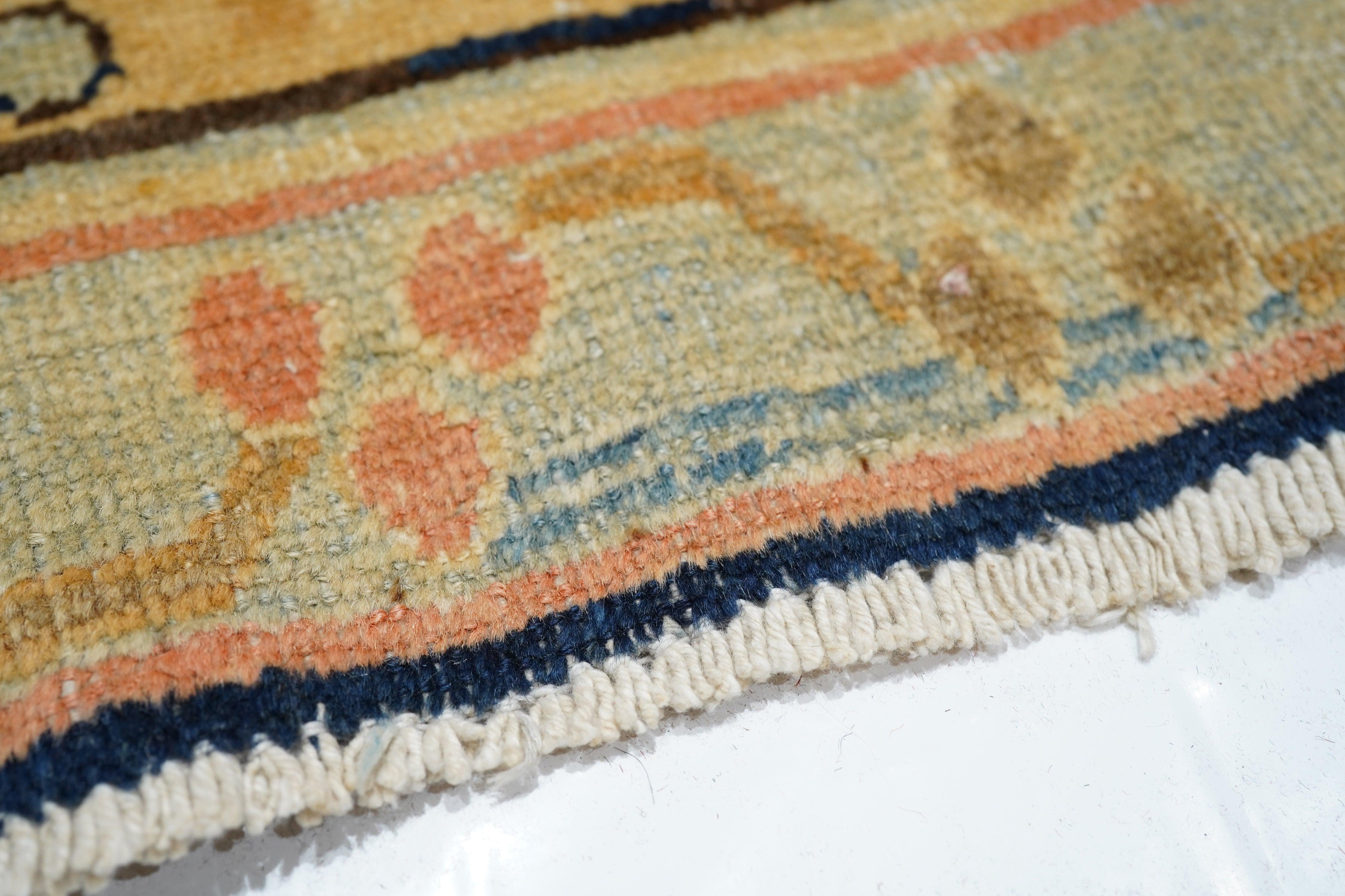 Late 19th Century Antique Khotan Rug 8'10'' x 13'5'' For Sale
