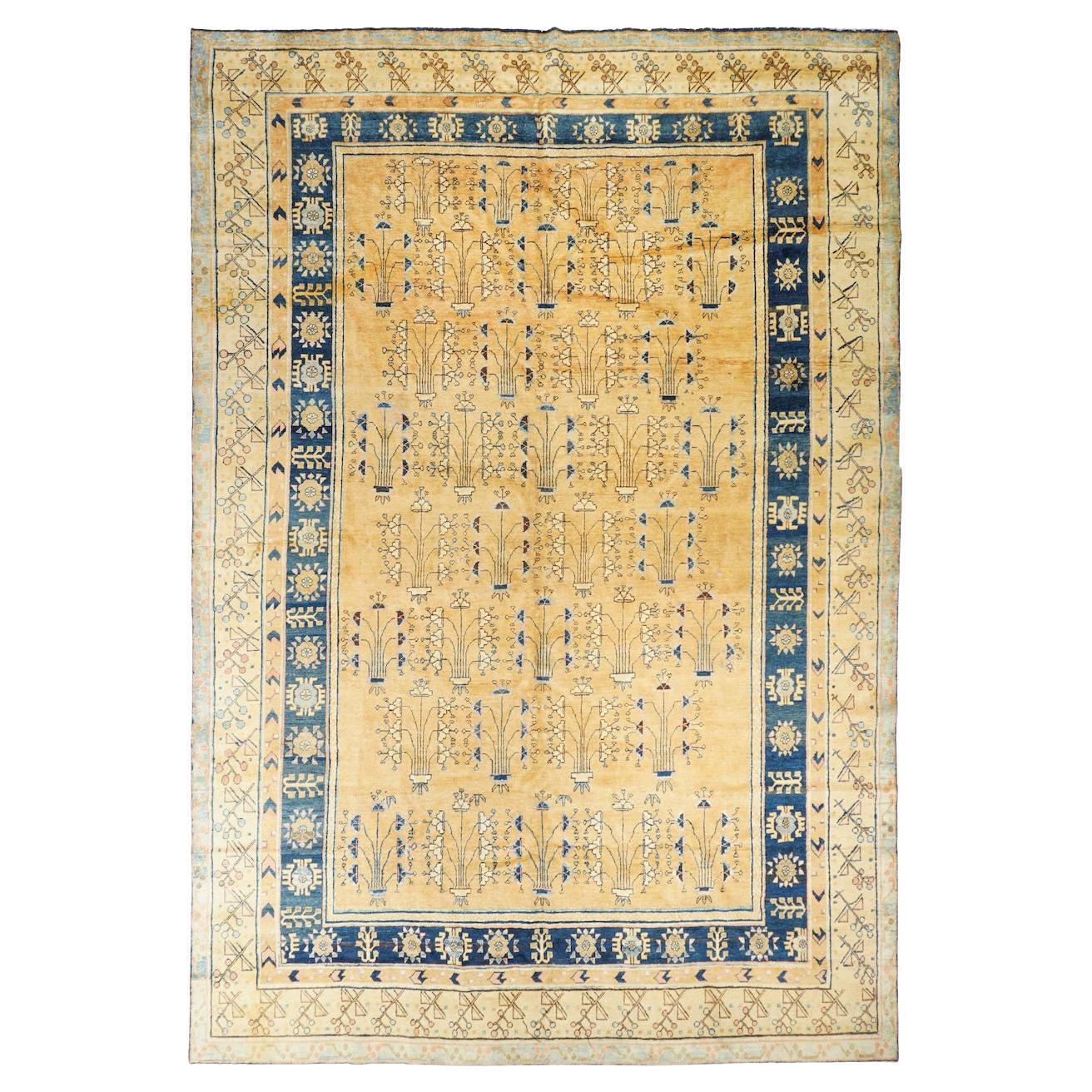 Tapis Khotan ancien 8'10'' x 13'5''