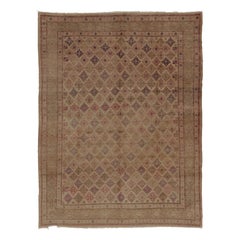 Alfombra Khotan Antigua, Motivo Geométrico Floral Beige y Rosa - Rug
Kilim Alfombra Khotan Antigua, Motivo Geométrico Floral Beige y Rosa - Rug
Kilim