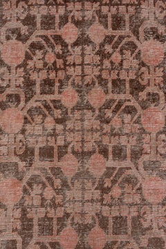 Antique Khotan Rug, circa 1920s, Cool Colors