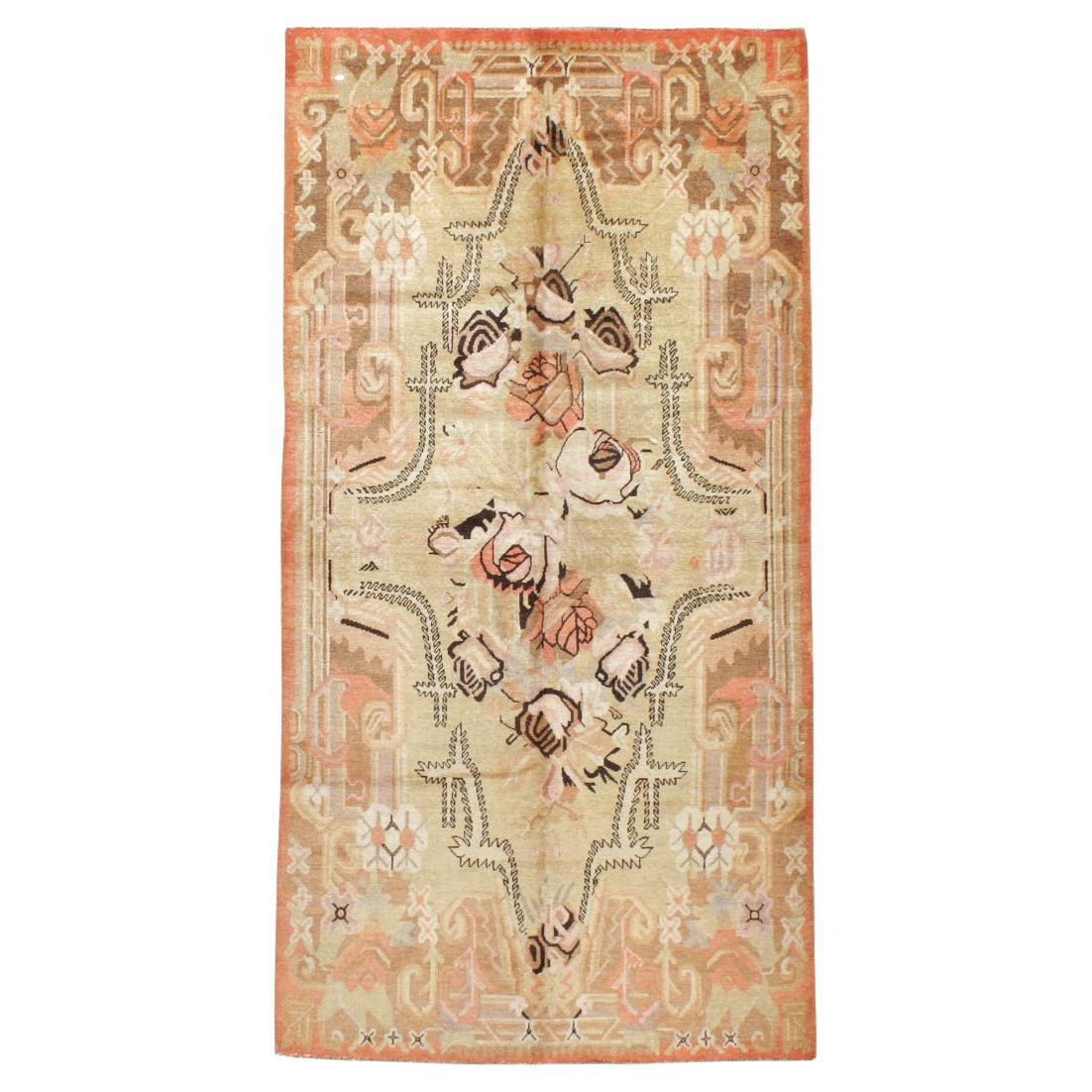 Antique Khotan Rug, Cotton 
Wool, Geometric Design, Circa 1930 For Sale