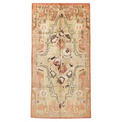 Alfombra antigua Khotan del Turquestán Oriental