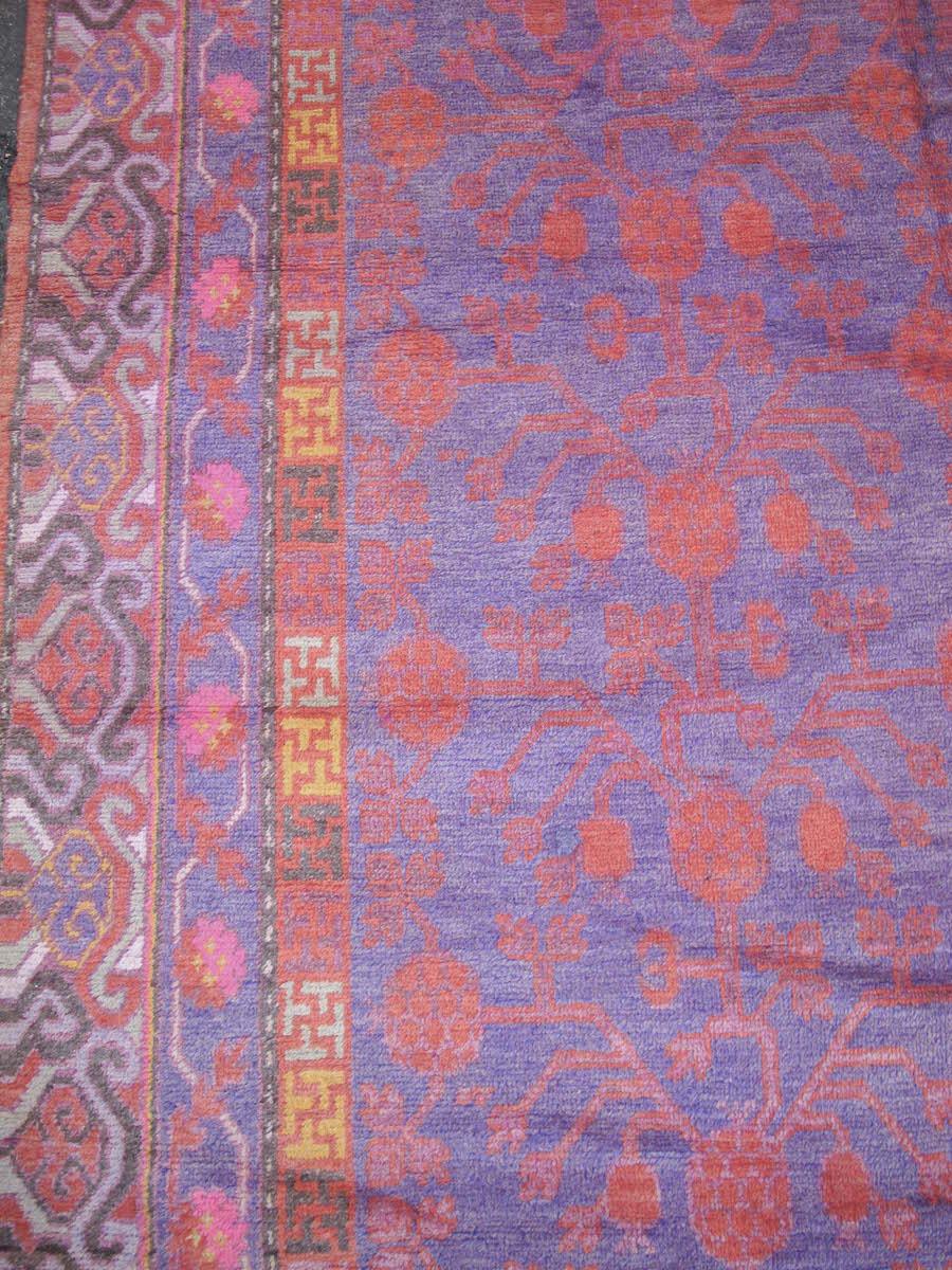 East Turkestani Antique Khotan Rug, Early 20th Century For Sale