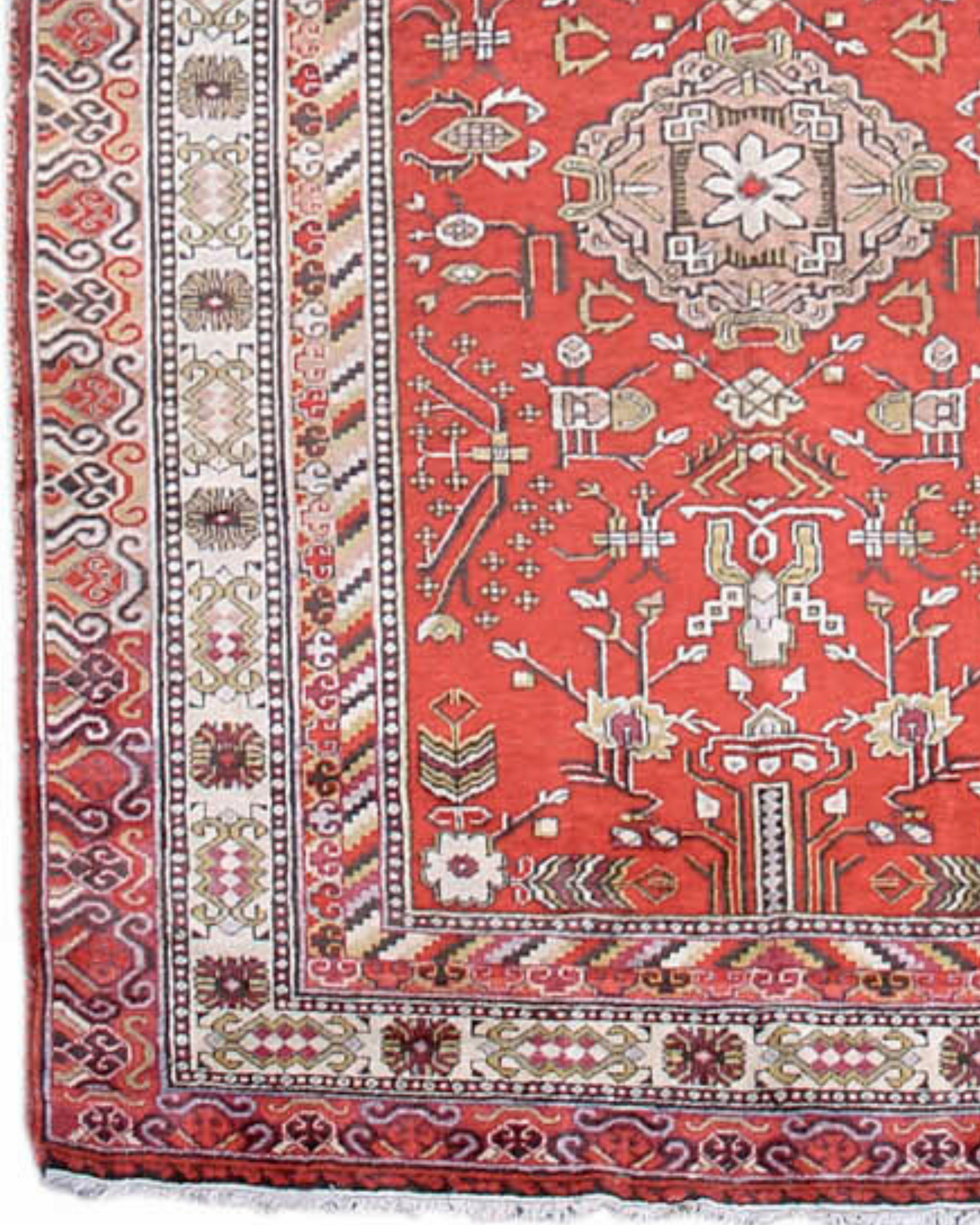 Hand-Woven Antique Khotan Rug, Early 20th Century For Sale