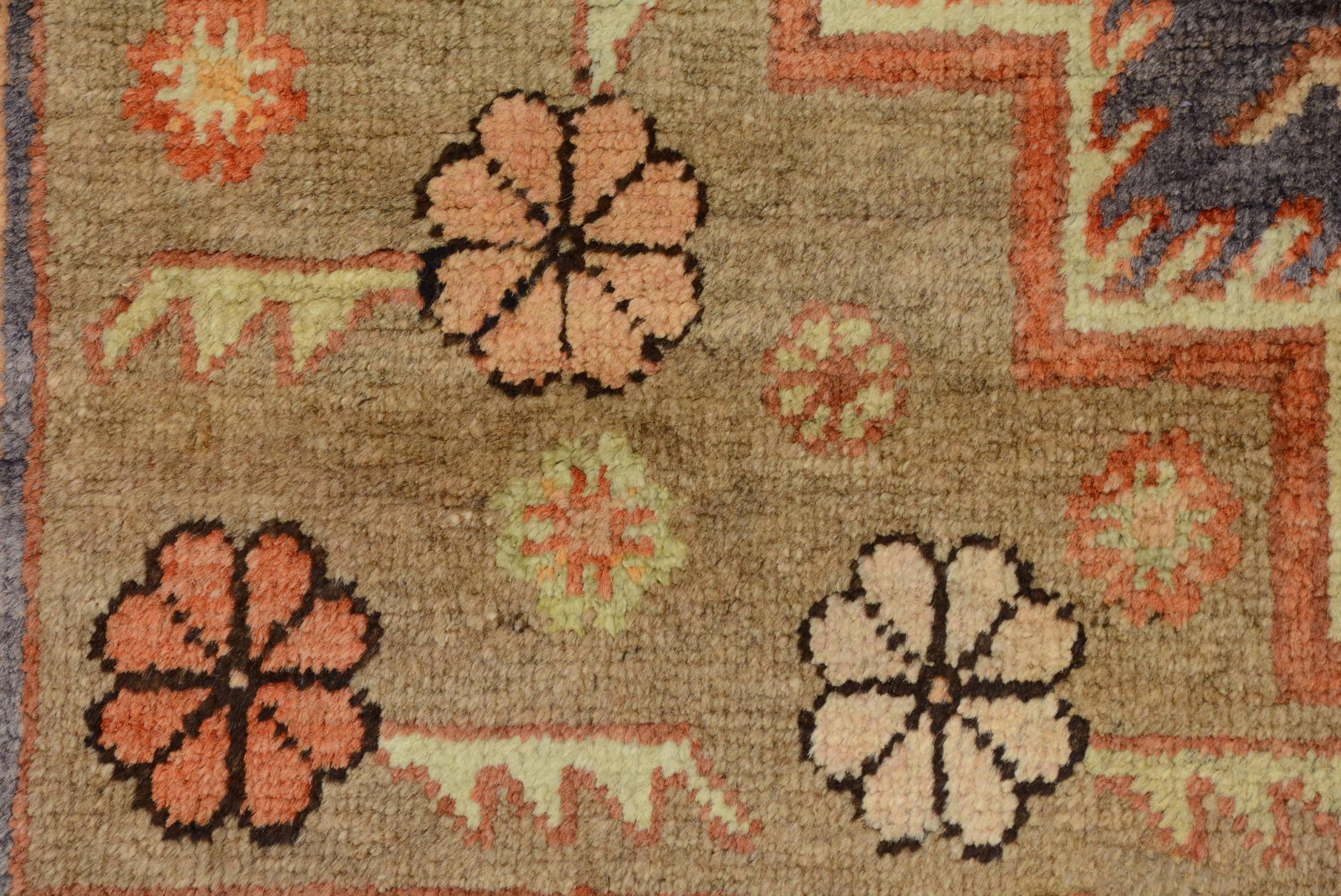 Tissage Tapis Khotan ancien en vente
