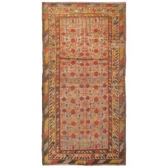 Antique Khotan Rug. Size: 5 ft 1 in x 10 ft 1 in (1.55 m x 3.07 m)