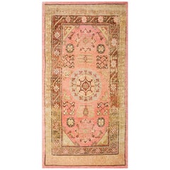 Early 20th Century Central Asian Khotan Rug ( 4'2" x 8' - 127 x 244 )