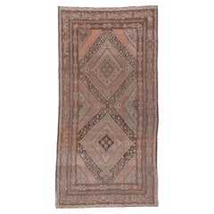 Antique Khotan Rug, Gray and Pink Field, circa 1920s