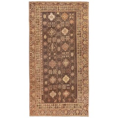 Tapis Khotan ancien. Taille : 5 ft 1 in x 10 ft 3 in