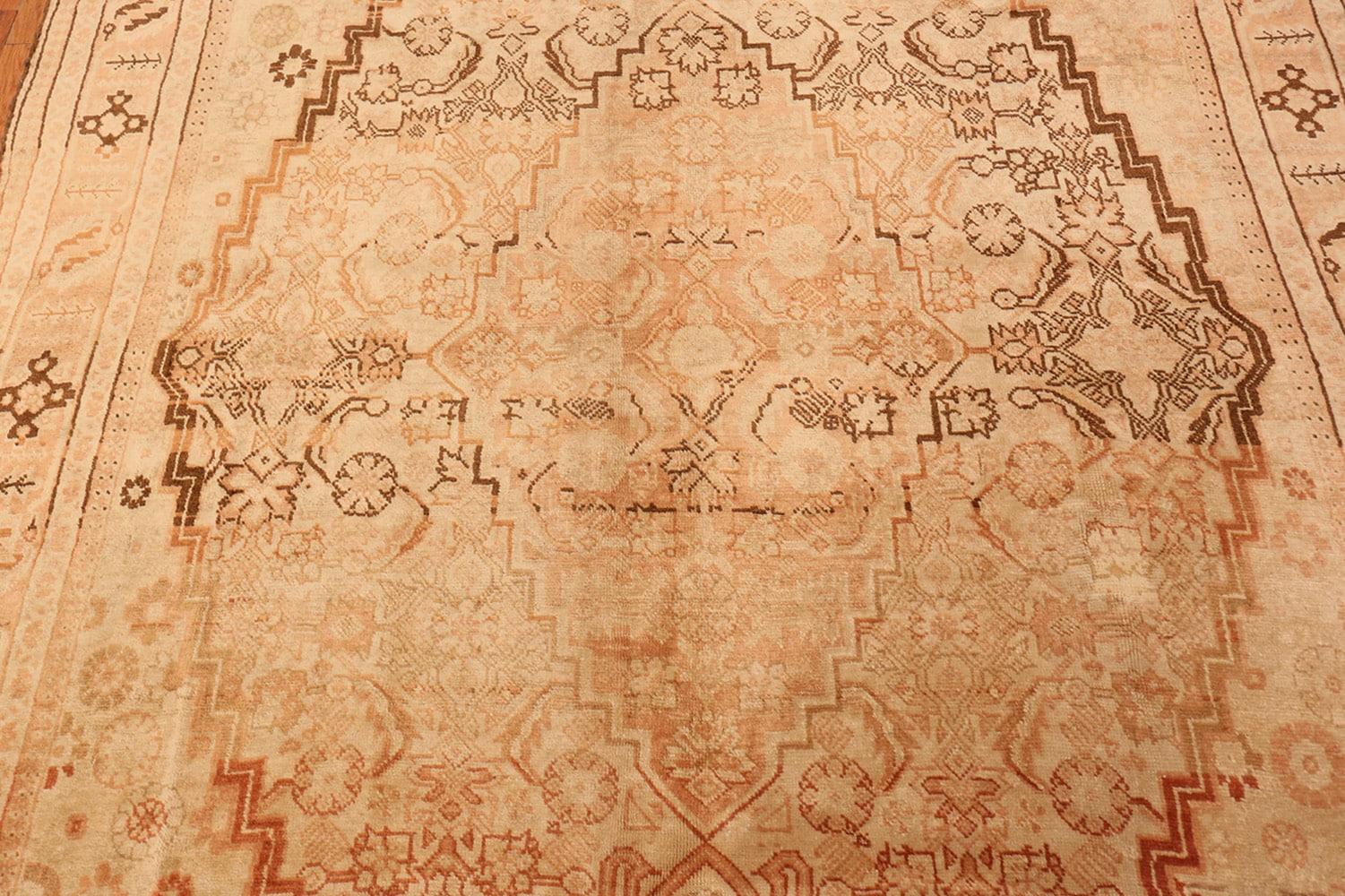 Antique Khotan Rug. Size: 7 ft x 12 ft 7 in (2.13 m x 3.84 m) In Good Condition For Sale In New York, NY