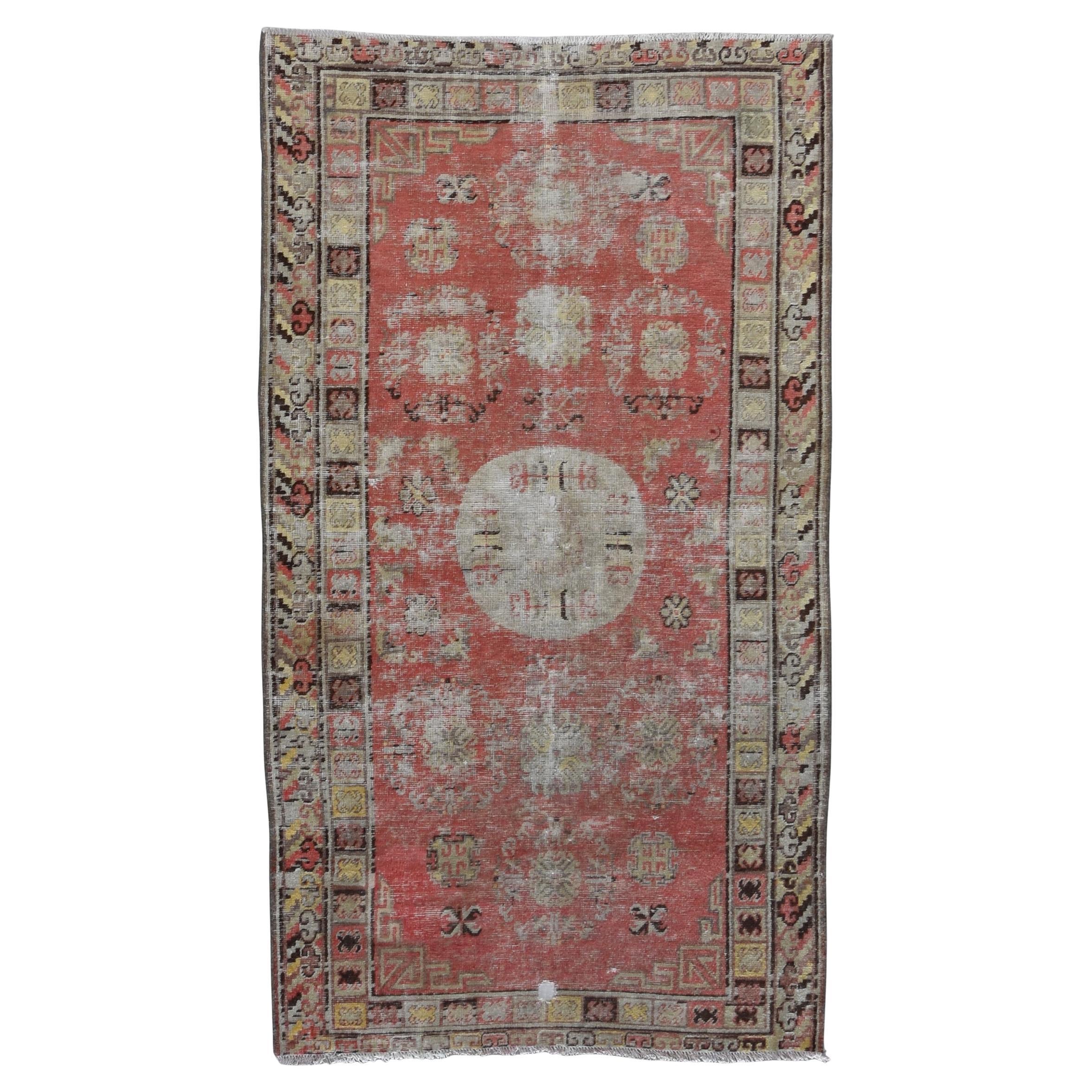 Antique Khotan Rug Wool Rug 4'6''x8'