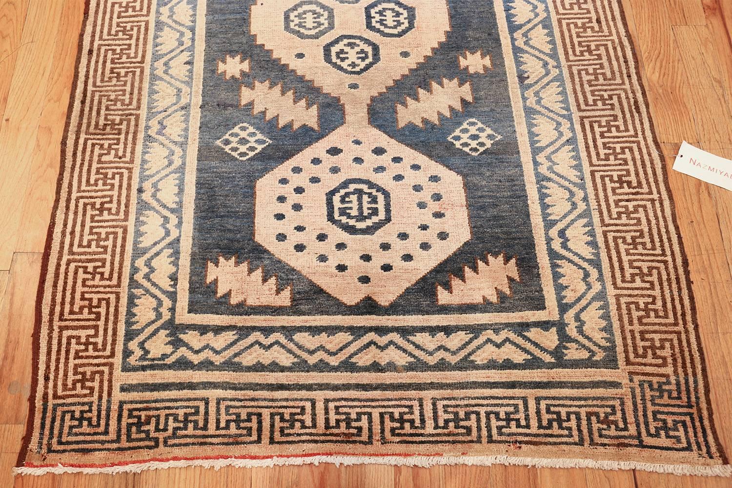 Wool Nazmiyal Collection Antique Khotan Runner Carpet. Size: 4 ft x 11 ft 