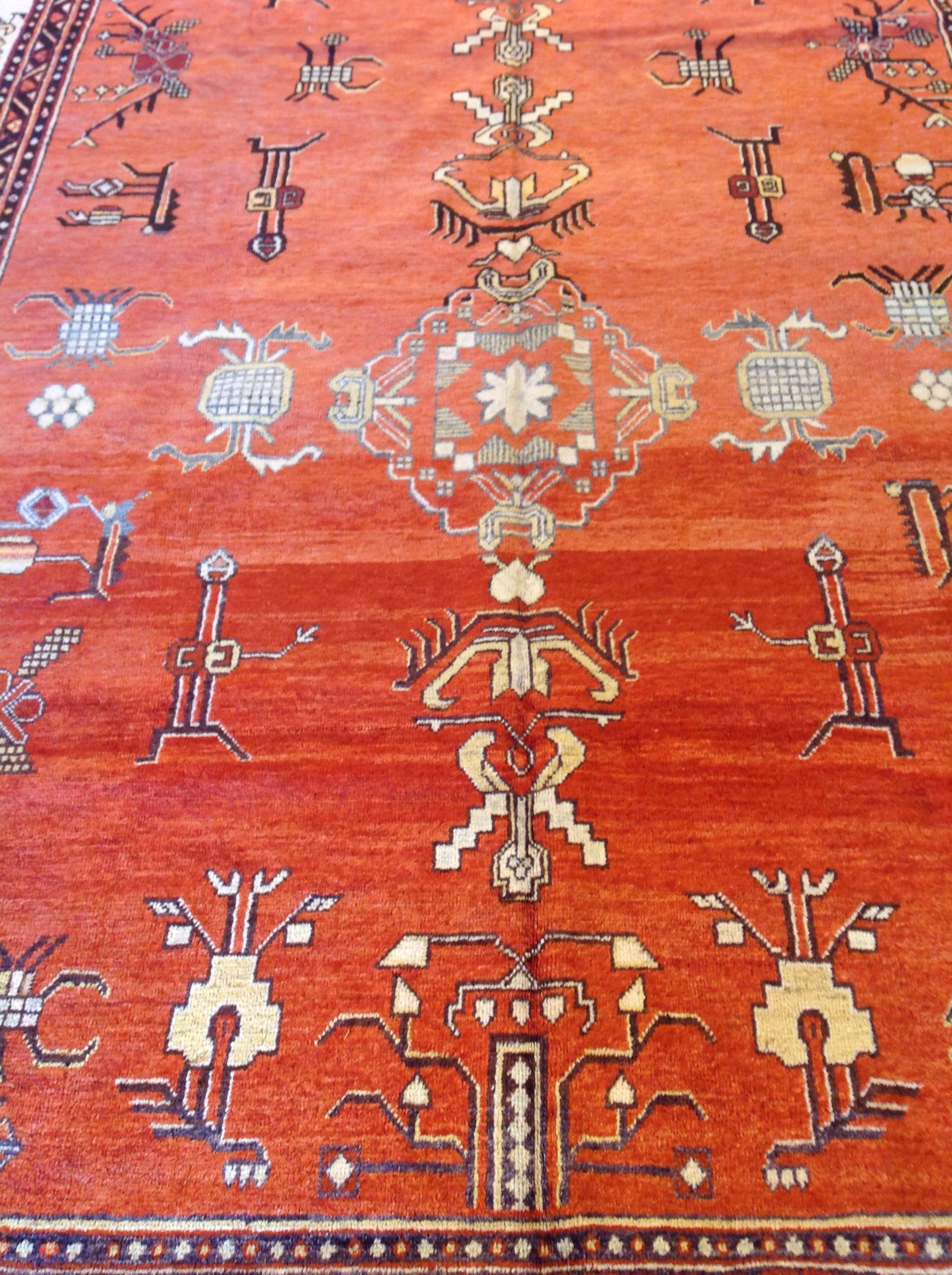 Antique Khotan Runner In Good Condition For Sale In Los Angeles, CA