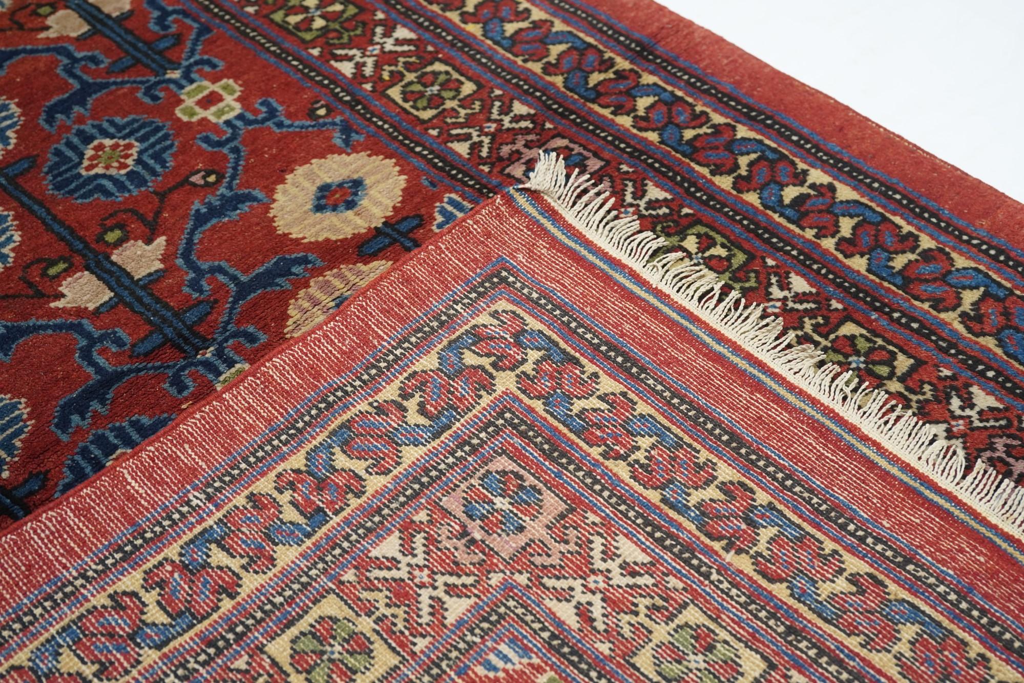 Khotan Samarghand-Teppich im Vintage-Stil 4'4'' x 7'4'' im Angebot 4