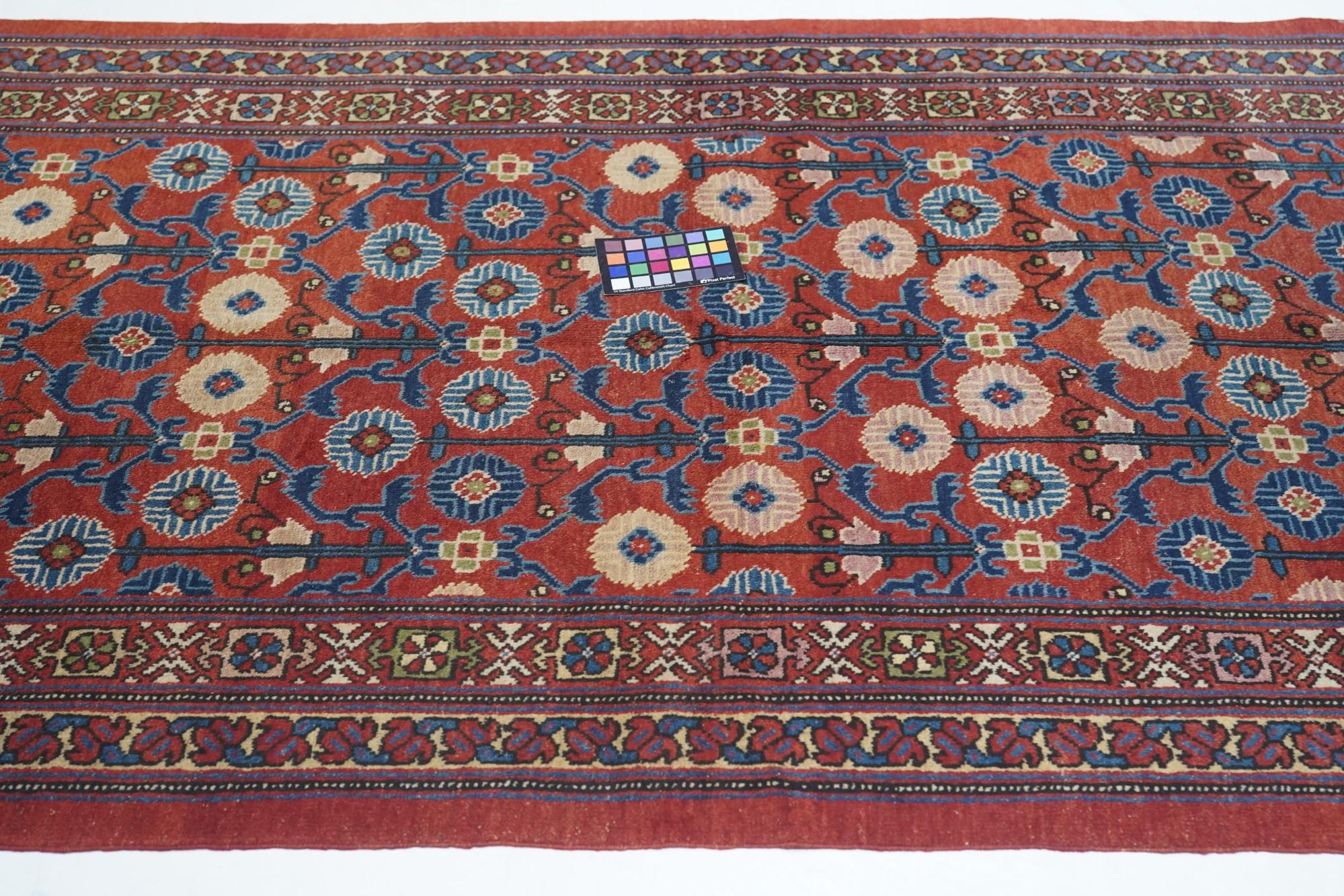 Khotan Samarghand-Teppich im Vintage-Stil 4'4'' x 7'4'' im Angebot 2