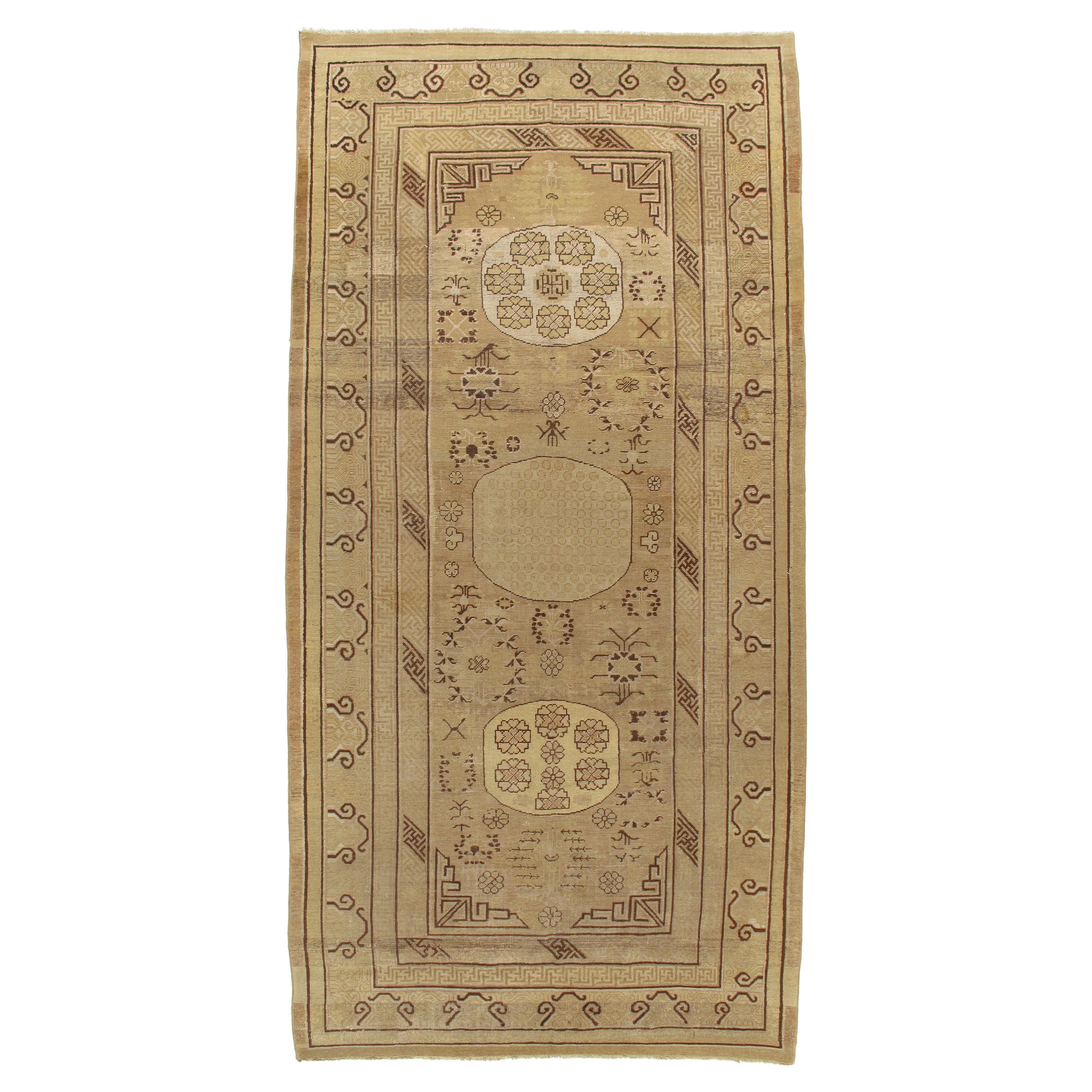 Antique Khotan Samarkand Gallery 6'3 x 12'4
