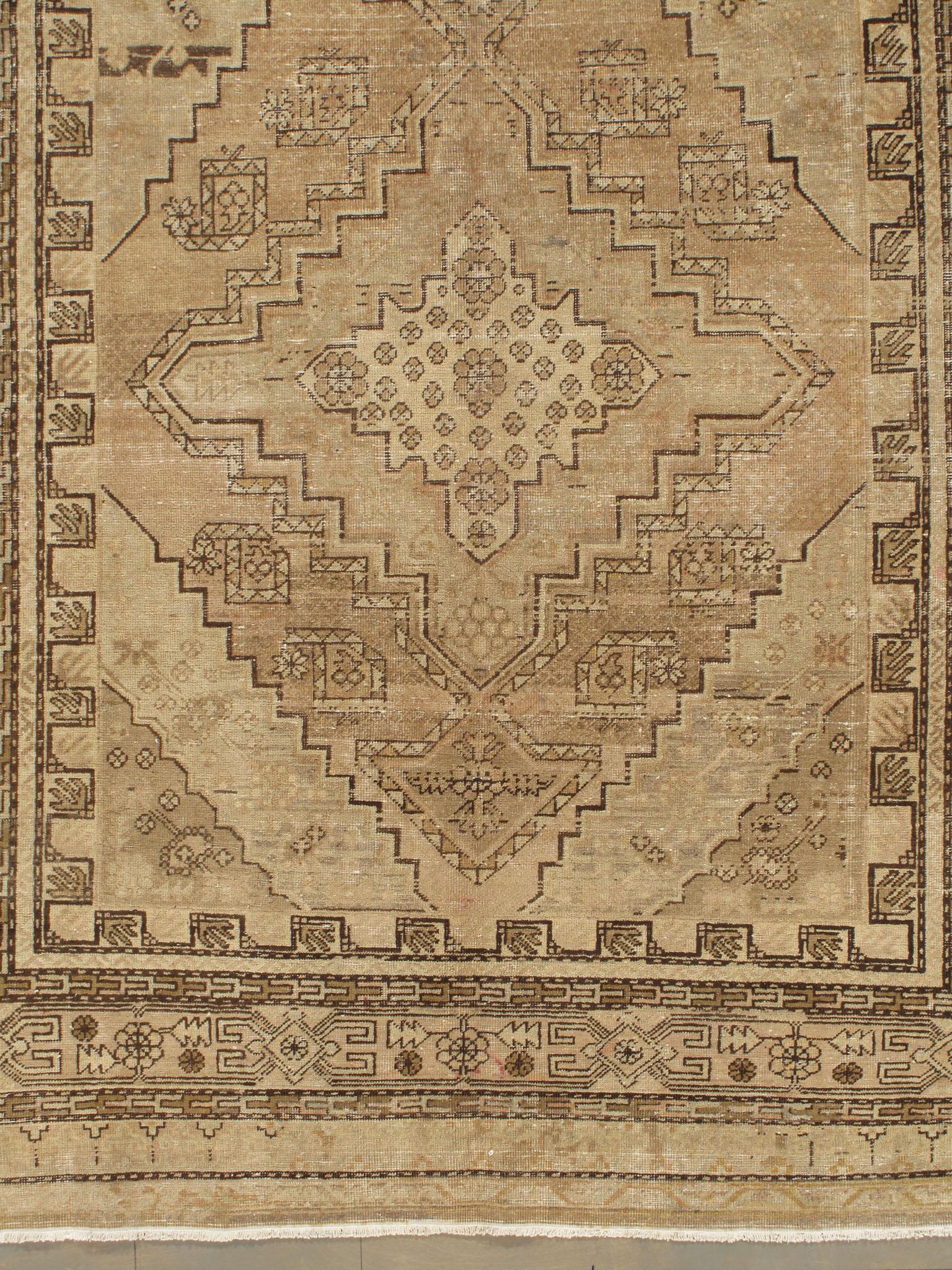 Turkestan Antique Khotan Samarkand Rug  6'8 x 13'3 For Sale