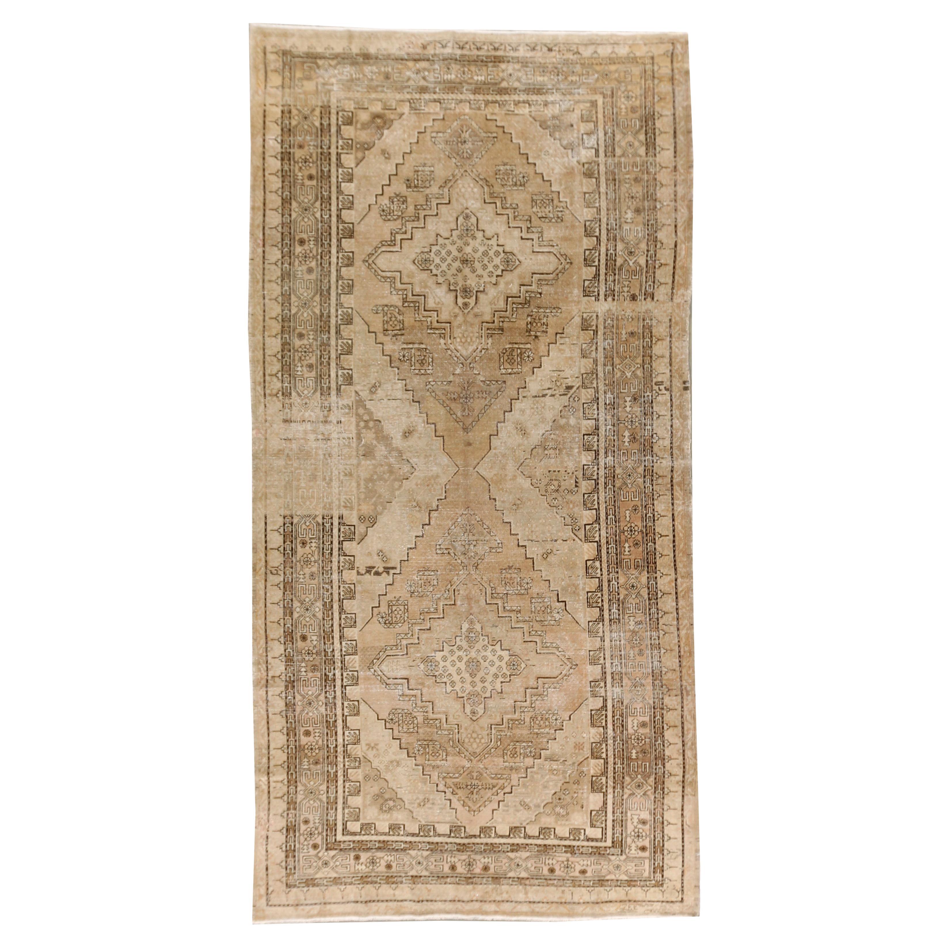 Ancien tapis Khotan Samarkand  6'8 x 13'3