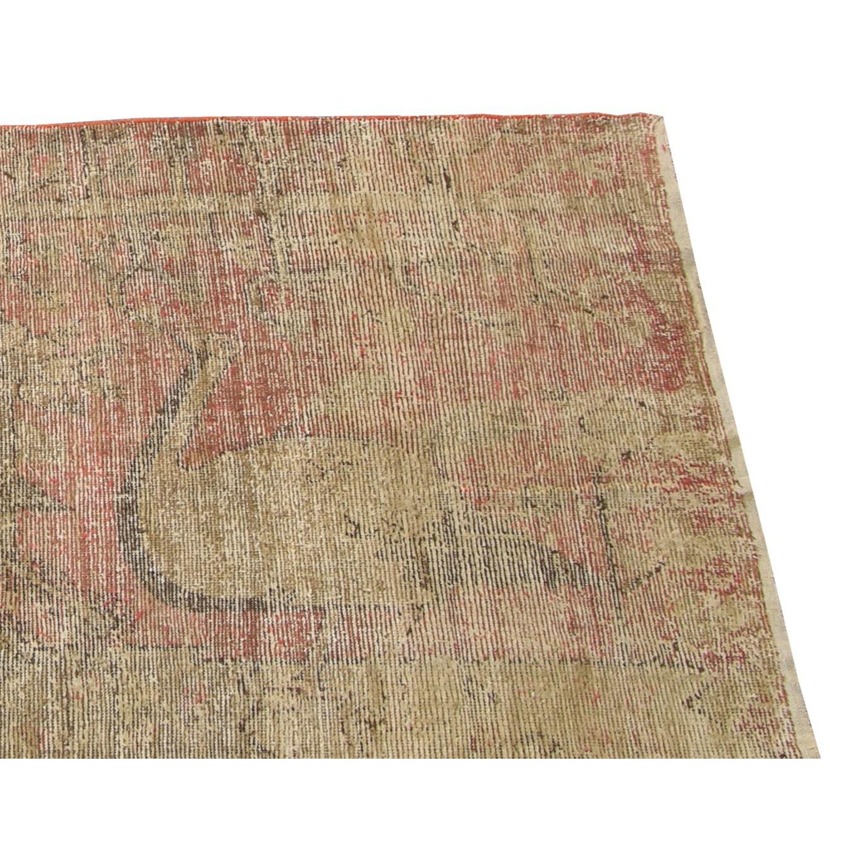 Up for sale is an antique Samakhand Uzbek rug, circa the 1900s.