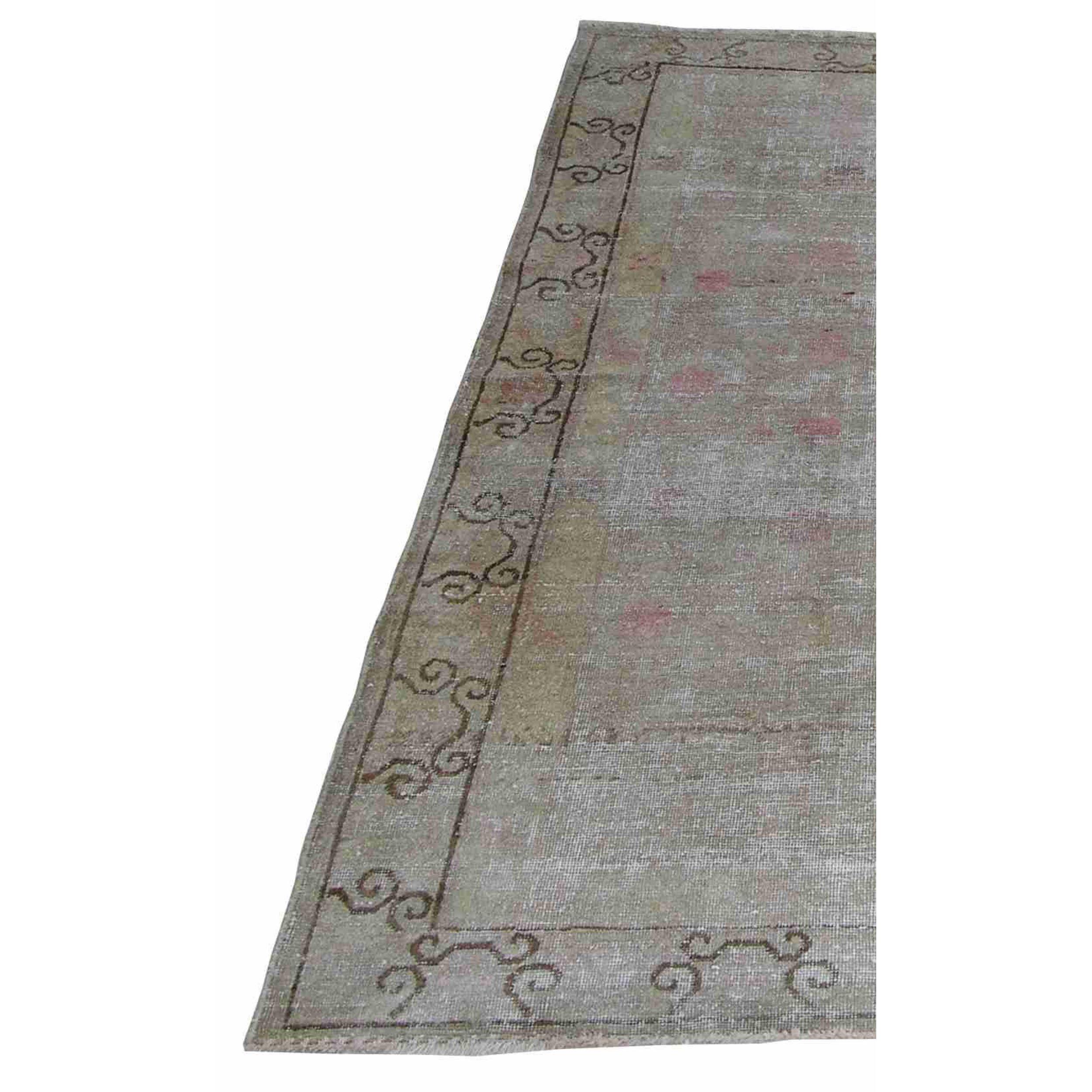 Asiatique Ancien tapis Khotan Samarkand 8'0'' X 5'5'' en vente