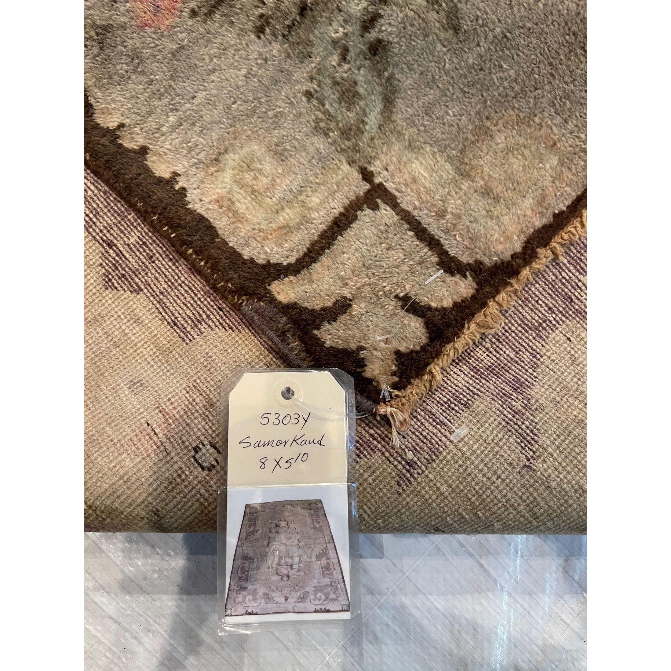 Antique Khotan Samarkand Rug In Good Condition For Sale In Los Angeles, US